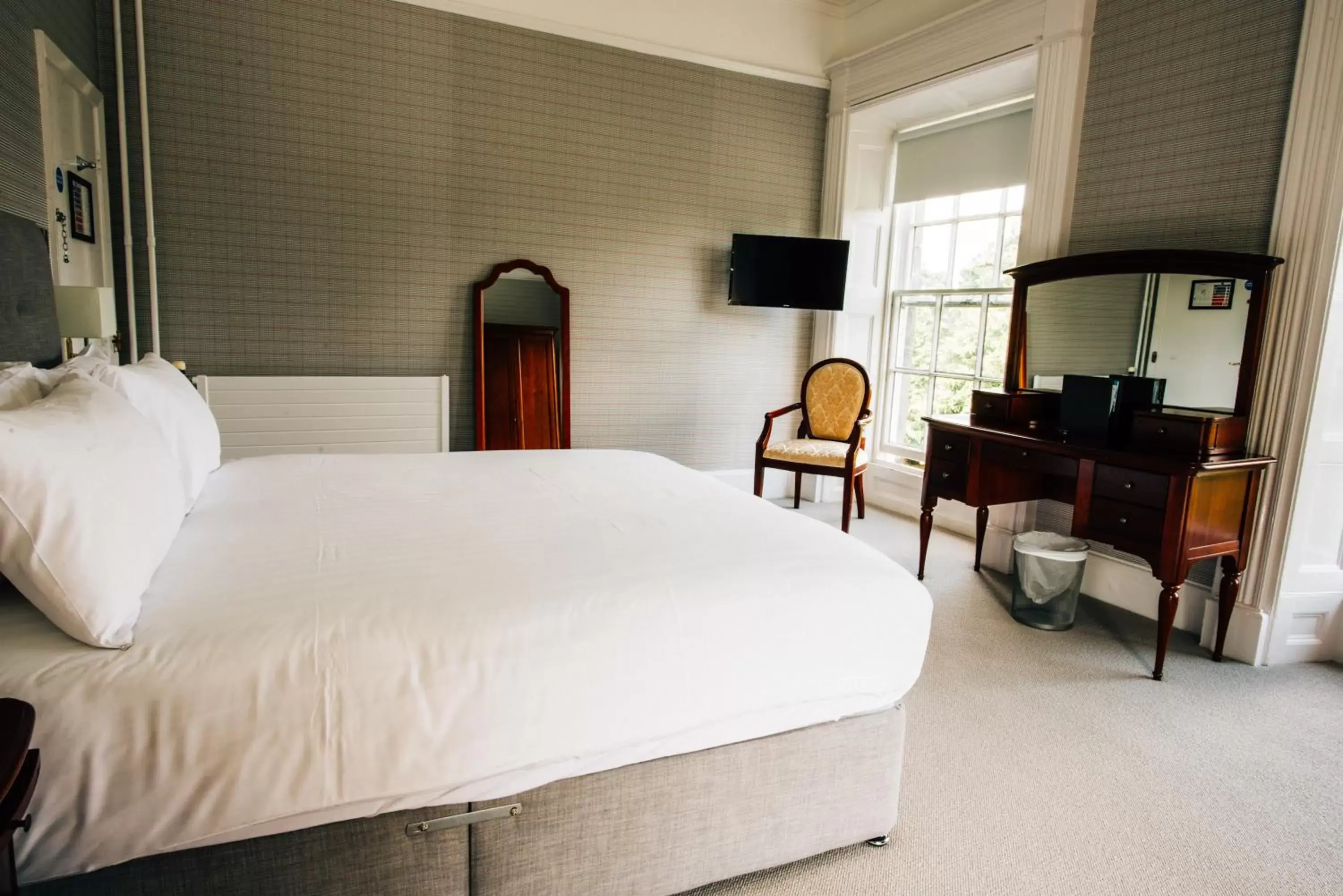 Bed in Belmont House Hotel
