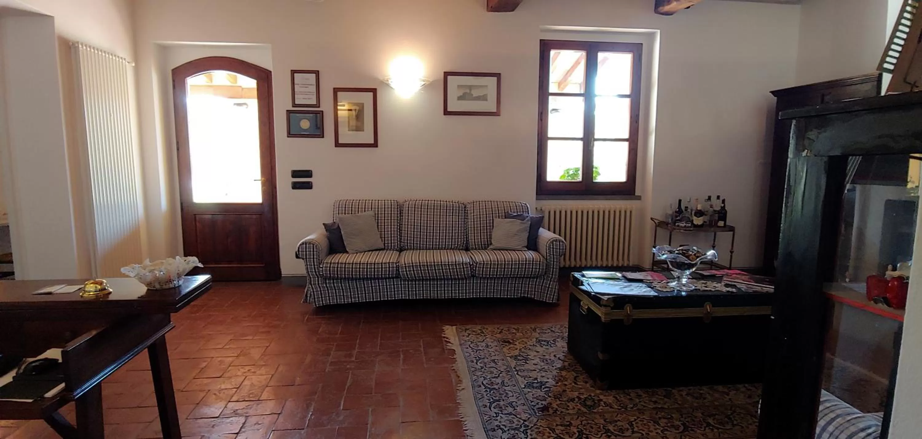 Seating area in Torrebianca Tuscany