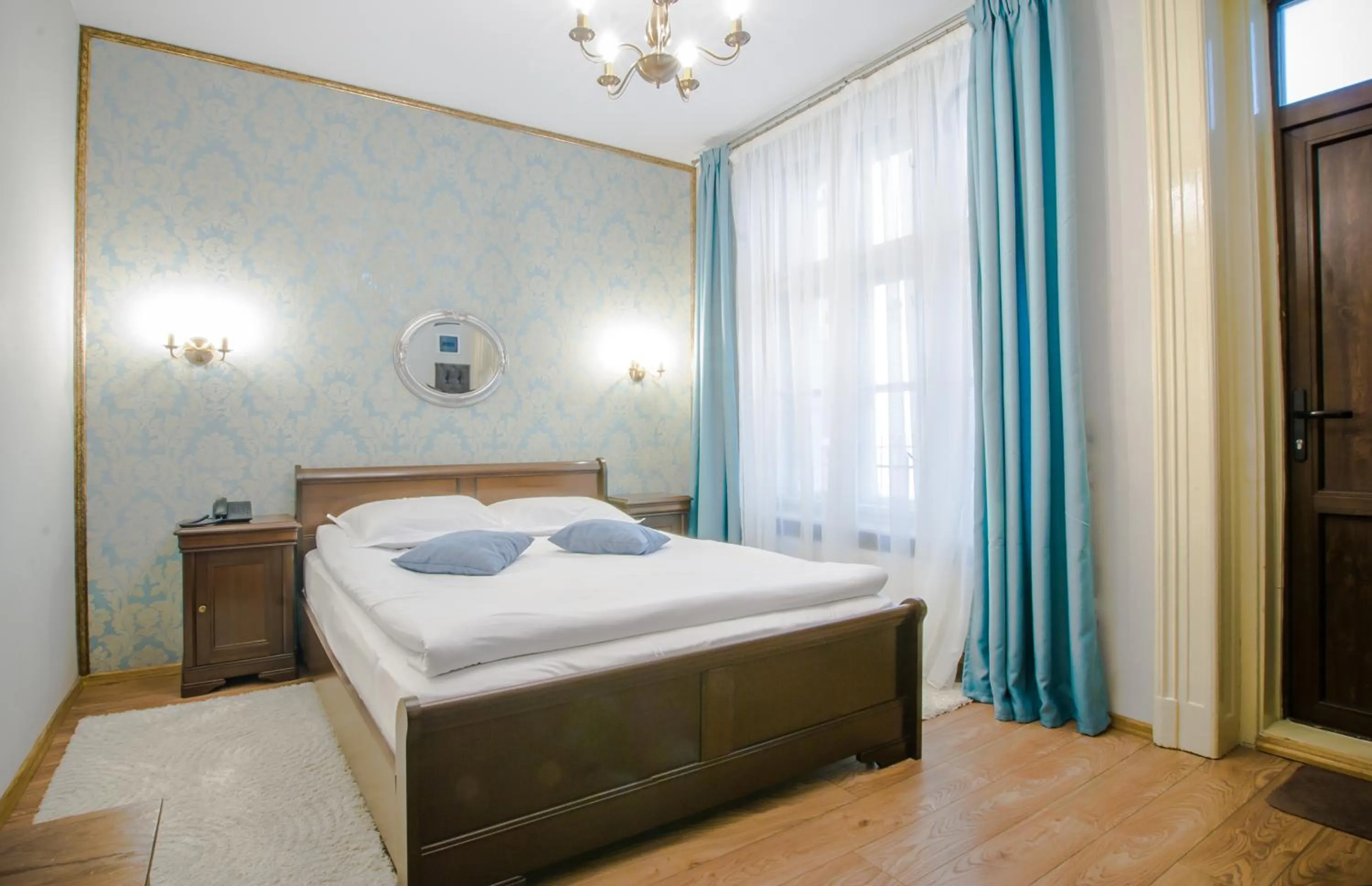 Bedroom, Bed in Safrano Palace