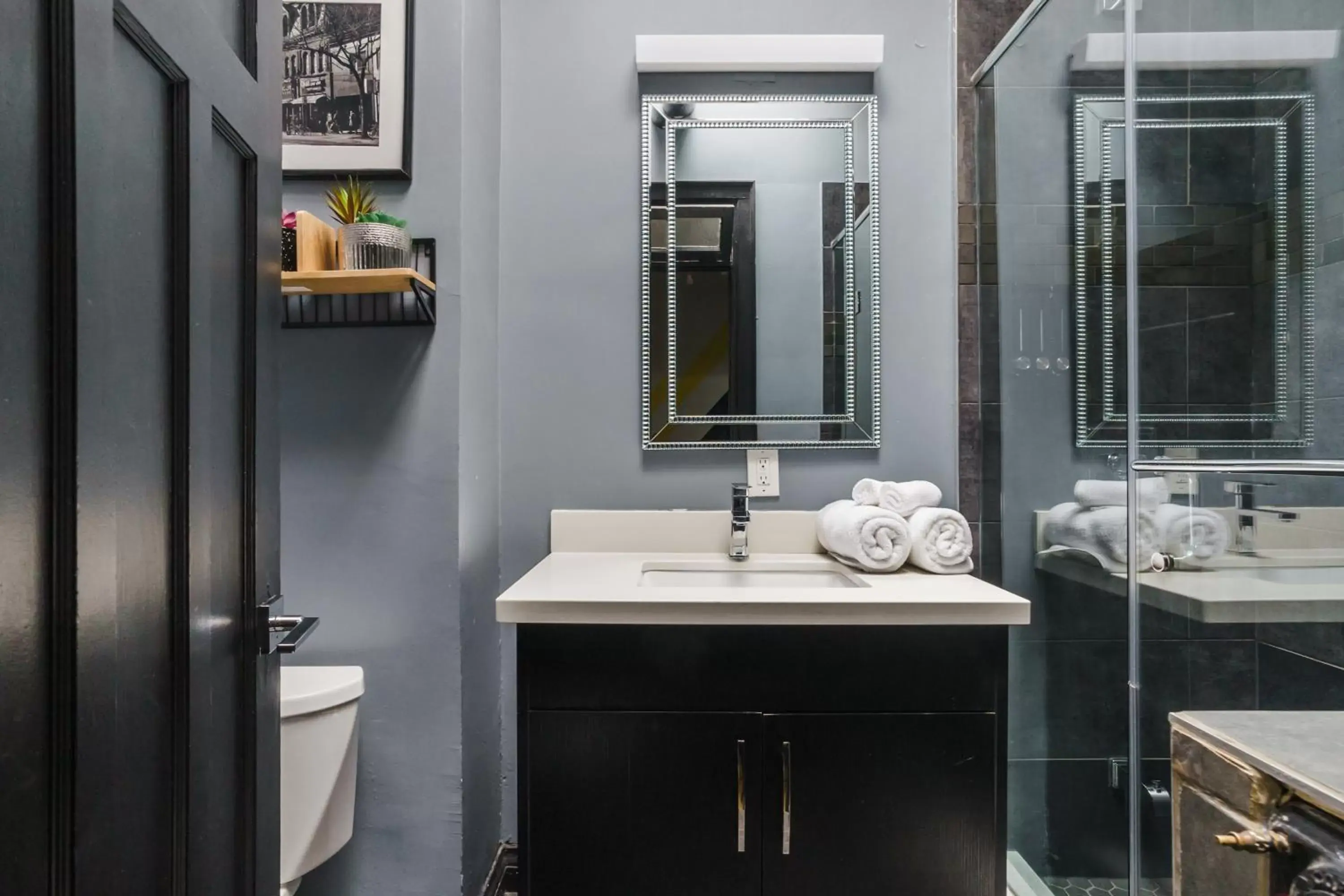 Shower, Bathroom in Queen Street Lofts