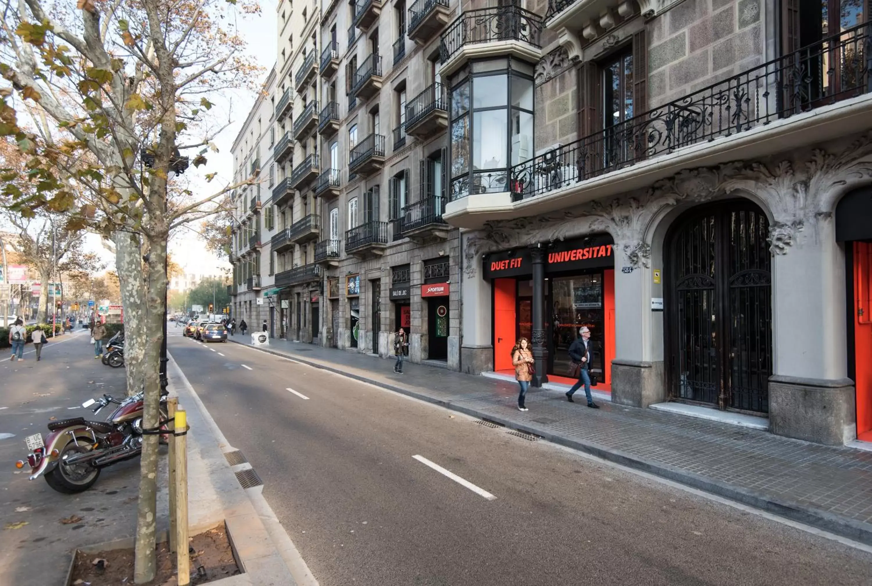 Quiet street view in La Casa de Antonio Boutique Rooms Quiet street view in La Casa de Antonio Boutique Rooms