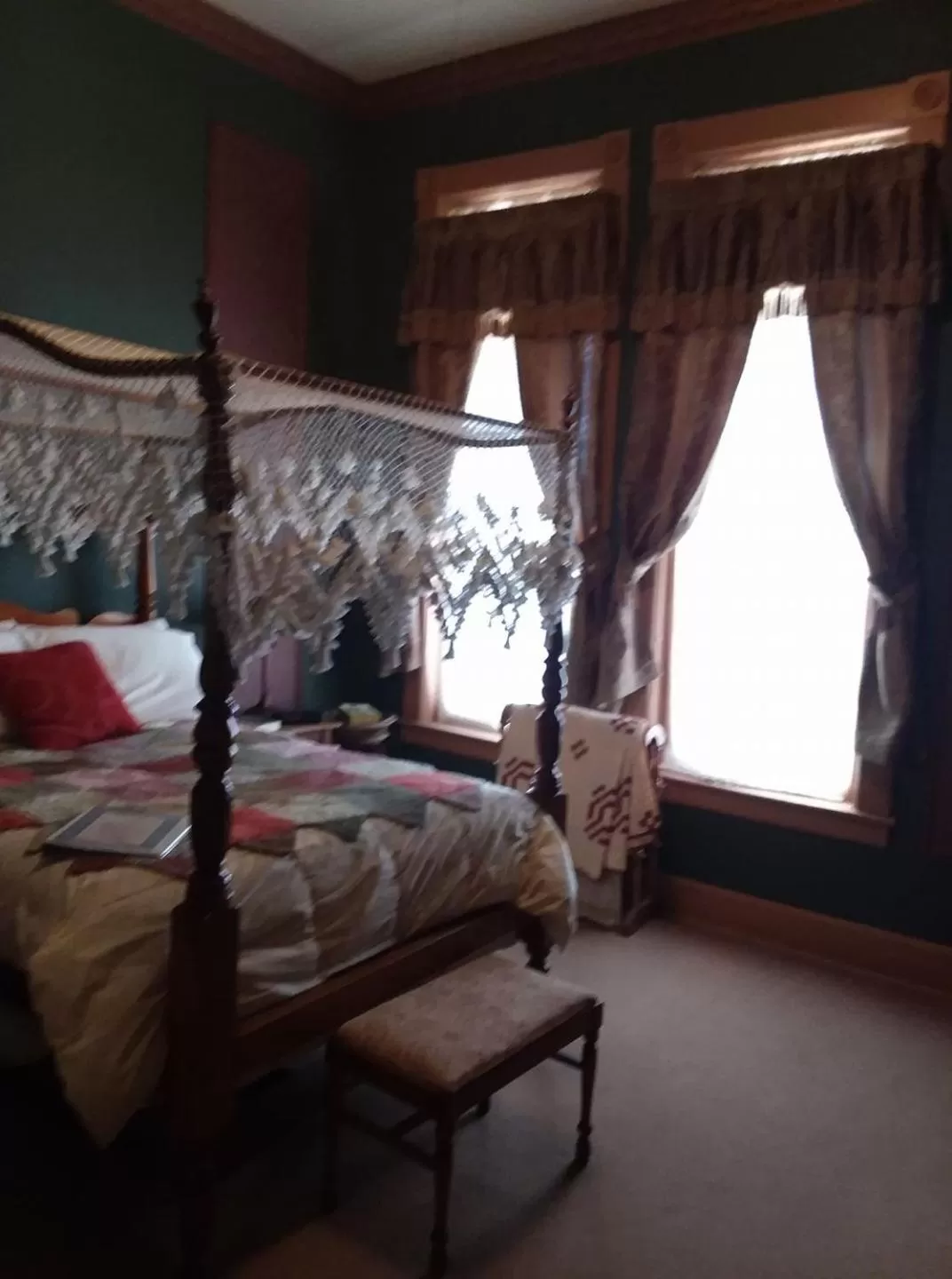 Photo of the whole room, Bed in LandMark Inn at the Historic Bank of Oberlin