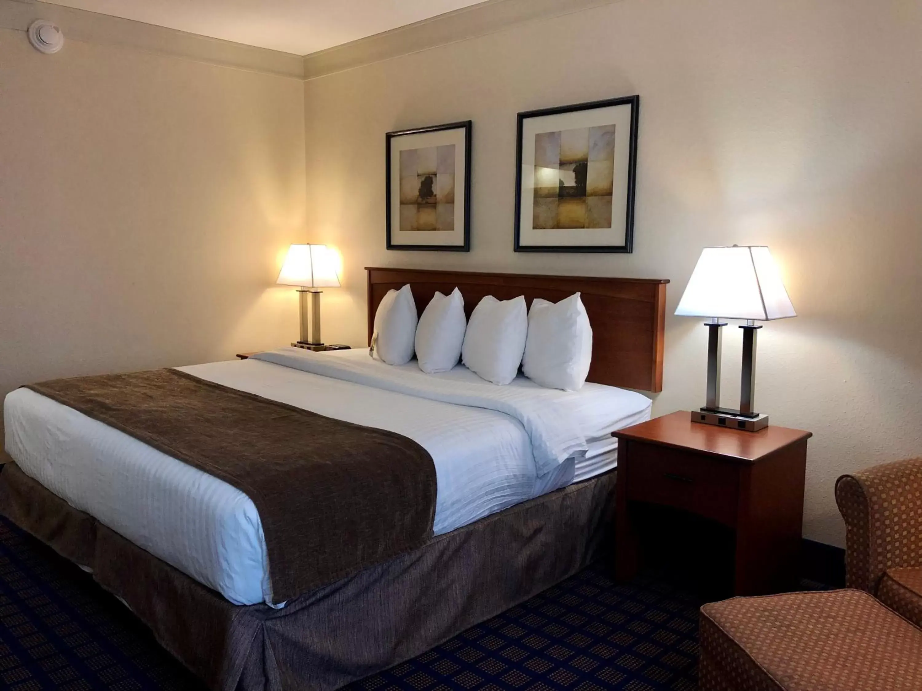 Bedroom, Bed in Baymont by Wyndham Grand Rapids SW/Byron Center Bedroom, Bed in Baymont by Wyndham Grand Rapids SW/Byron Center