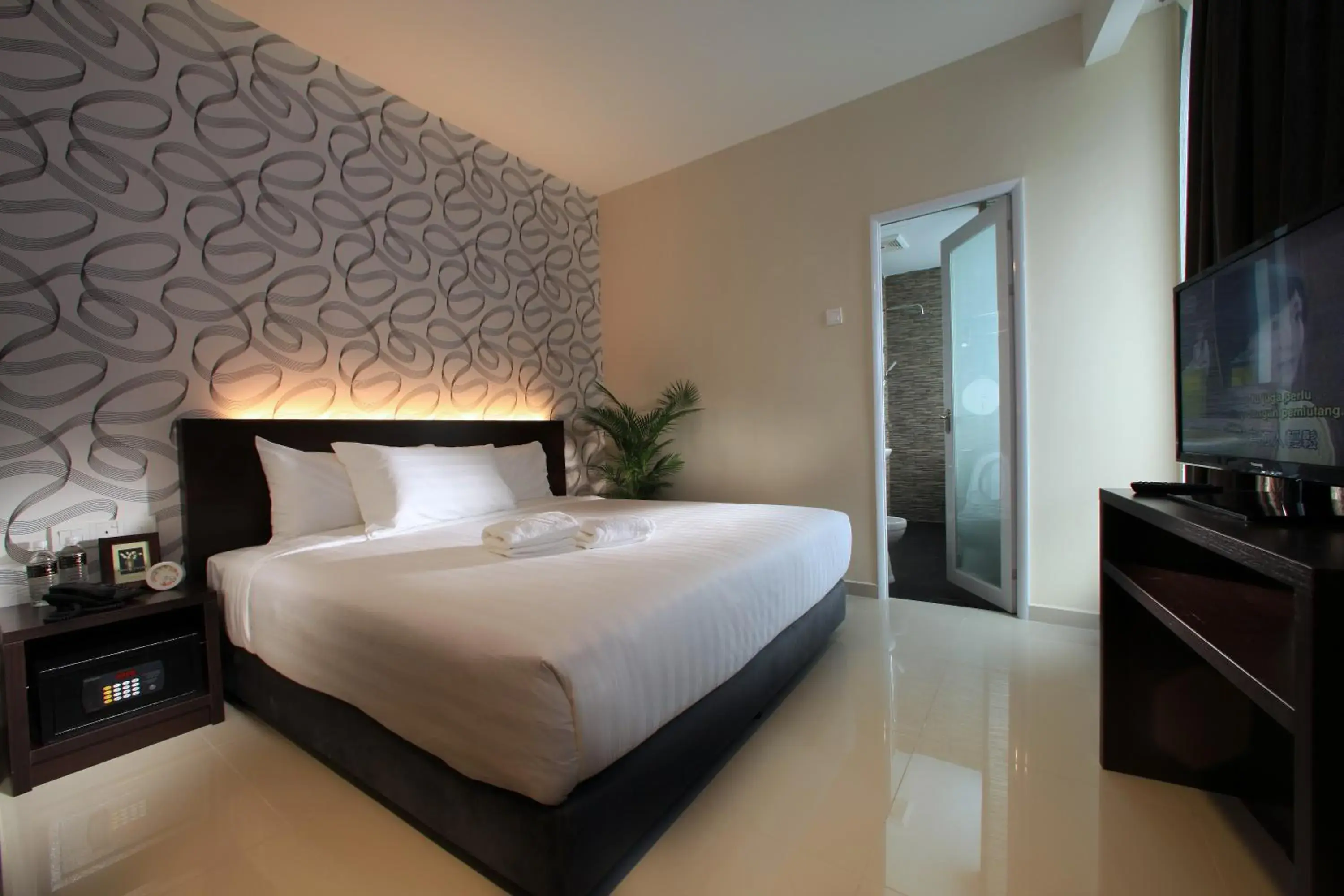 Bed in Izumi Hotel Bukit Bintang Kuala Lumpur