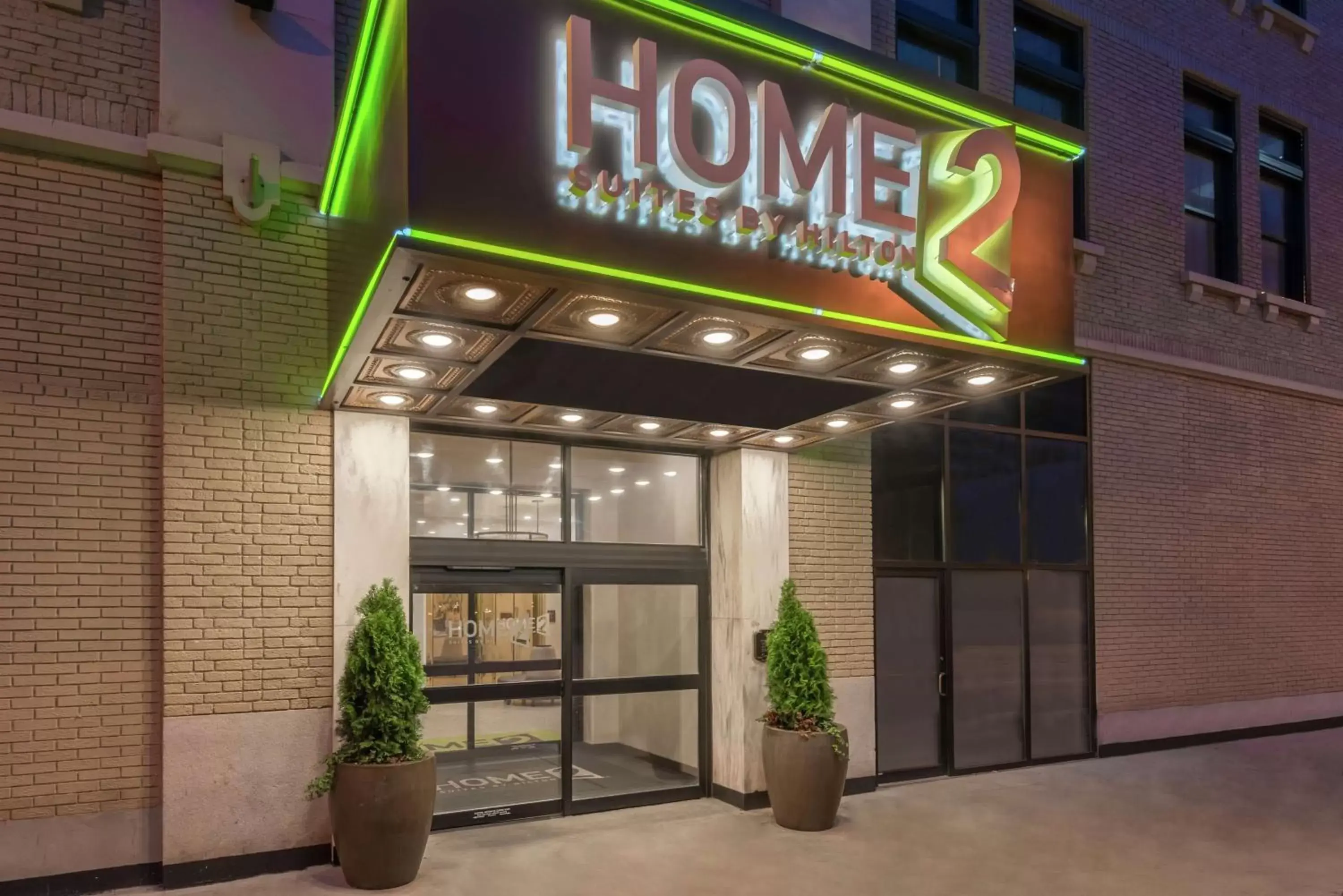 Property building in Home2 Suites by Hilton Atlanta Downtown