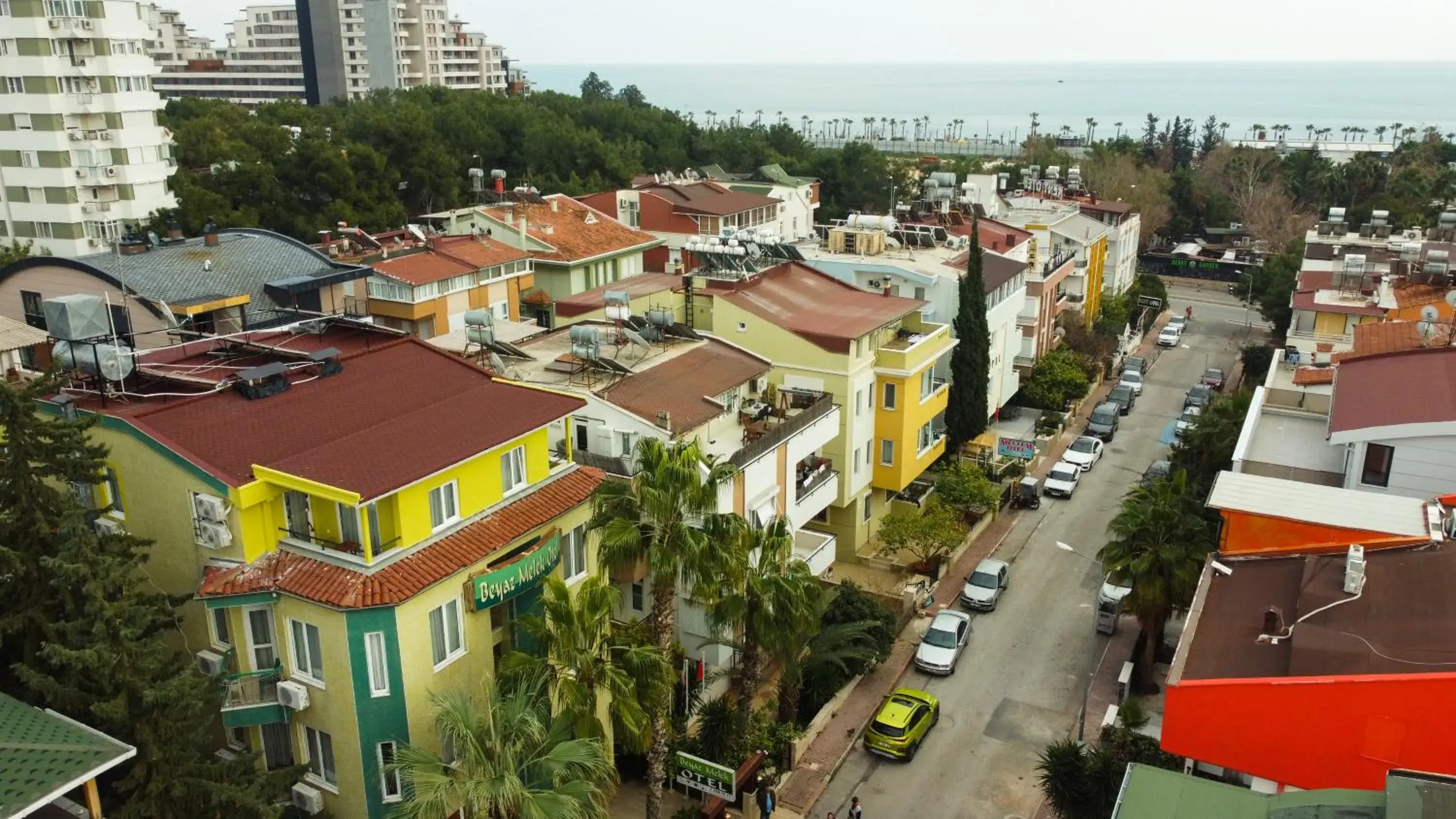 Bird's-eye View in Beyaz Melek Hotel