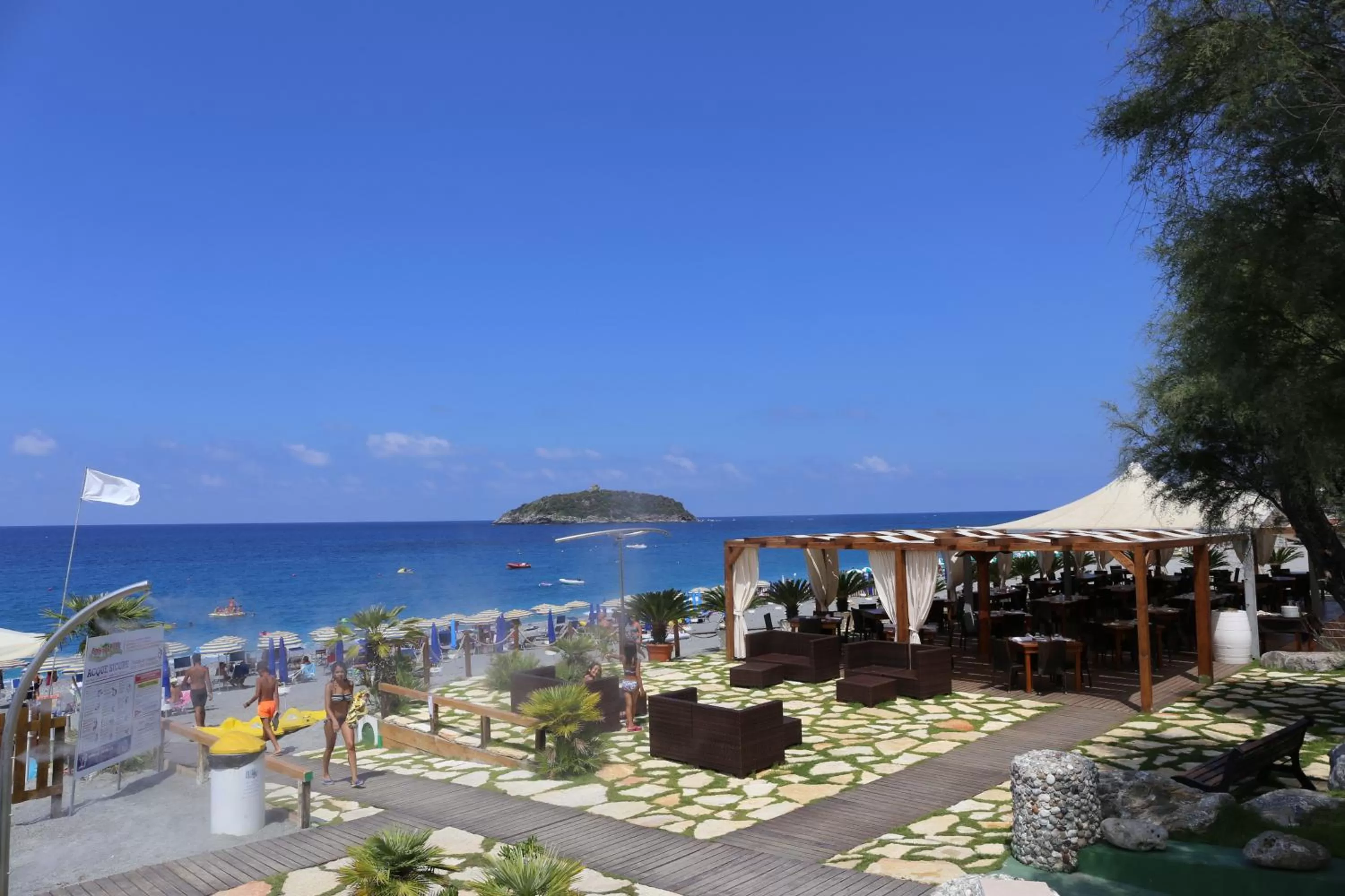 Patio in B&B La Stazione