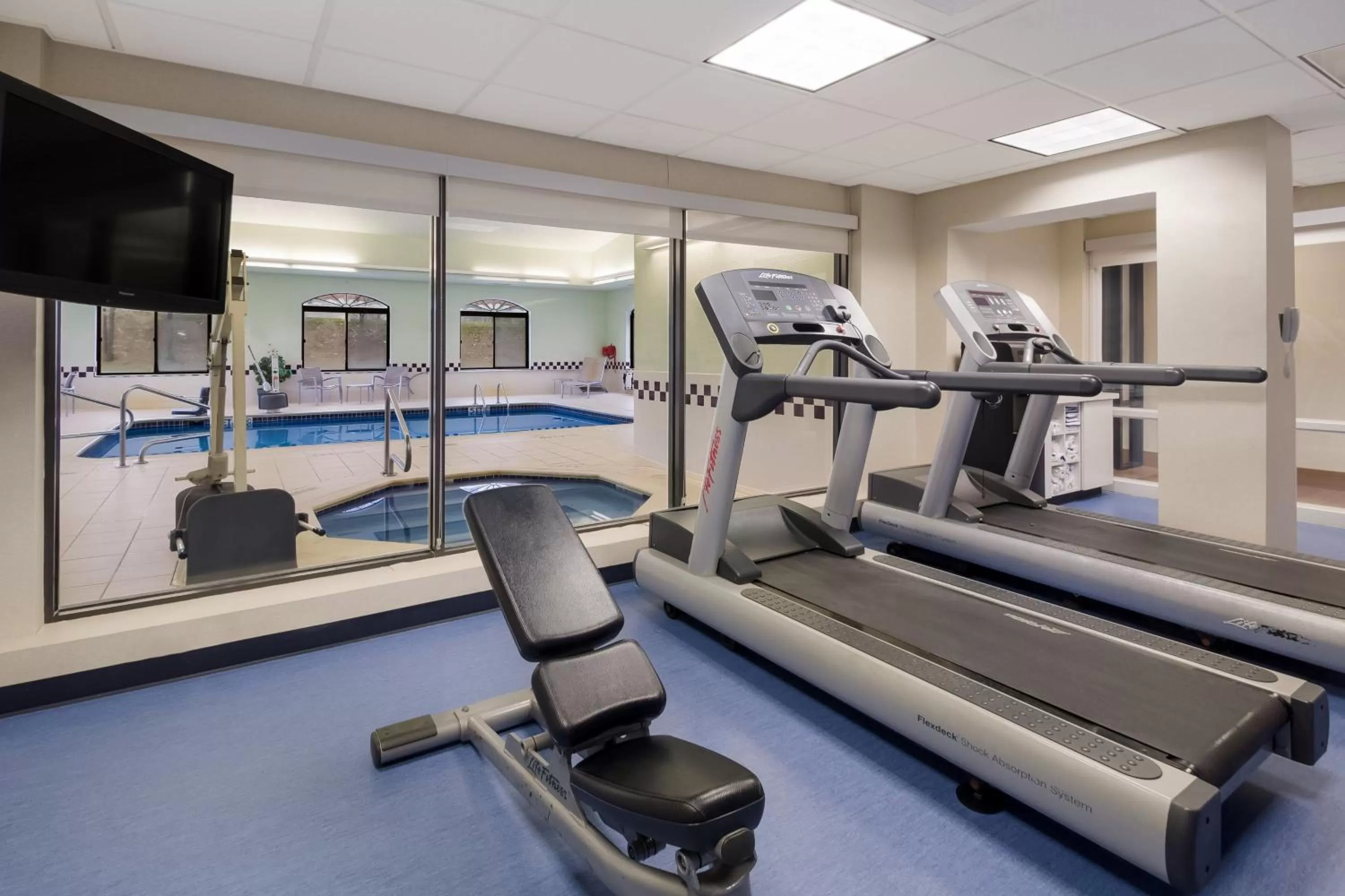 Fitness centre/facilities in SpringHill Suites by Marriott Pittsburgh Washington