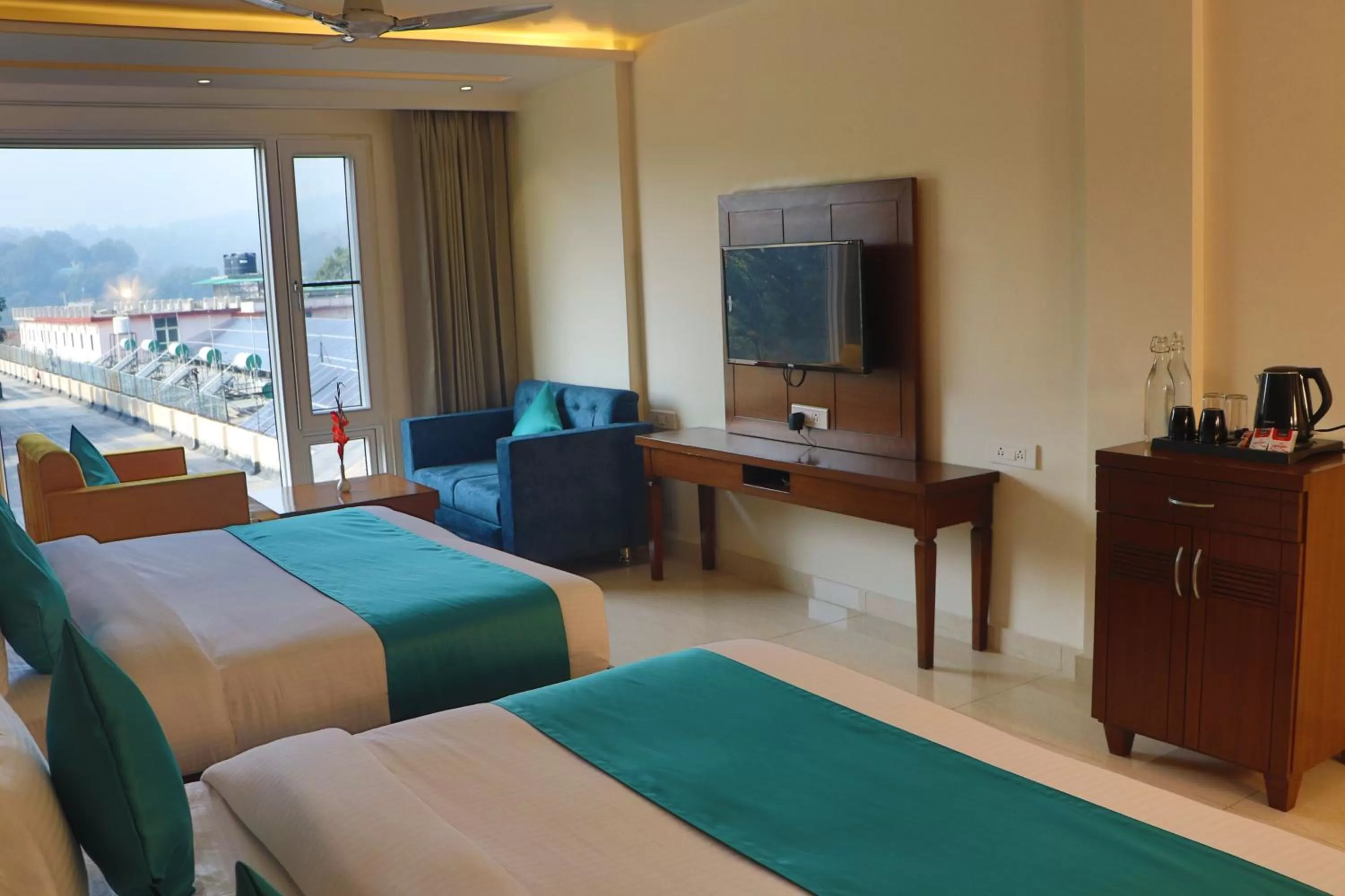 TV and multimedia, Bed in Hotel Green One Earth