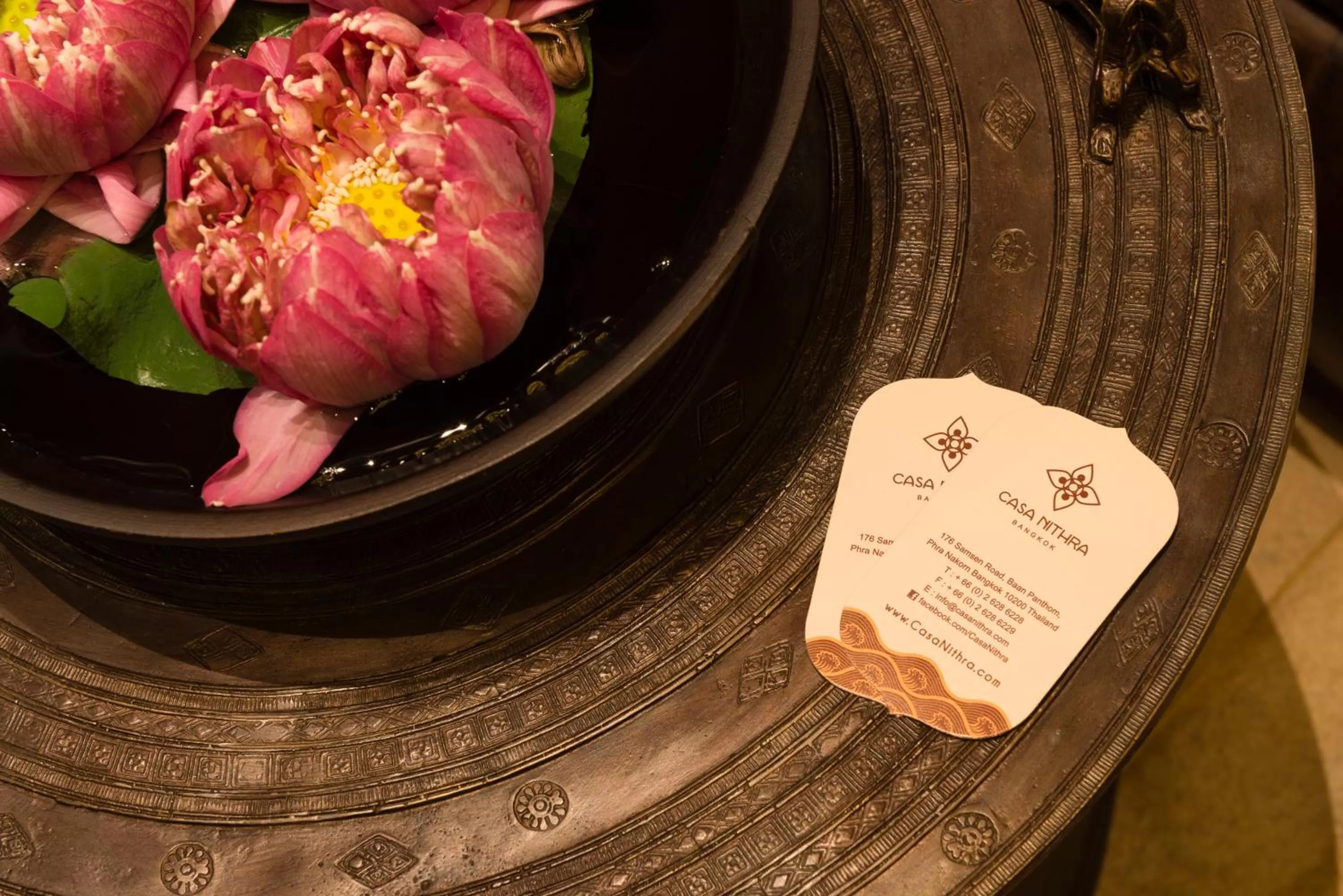 Decorative detail in Casa Nithra Bangkok