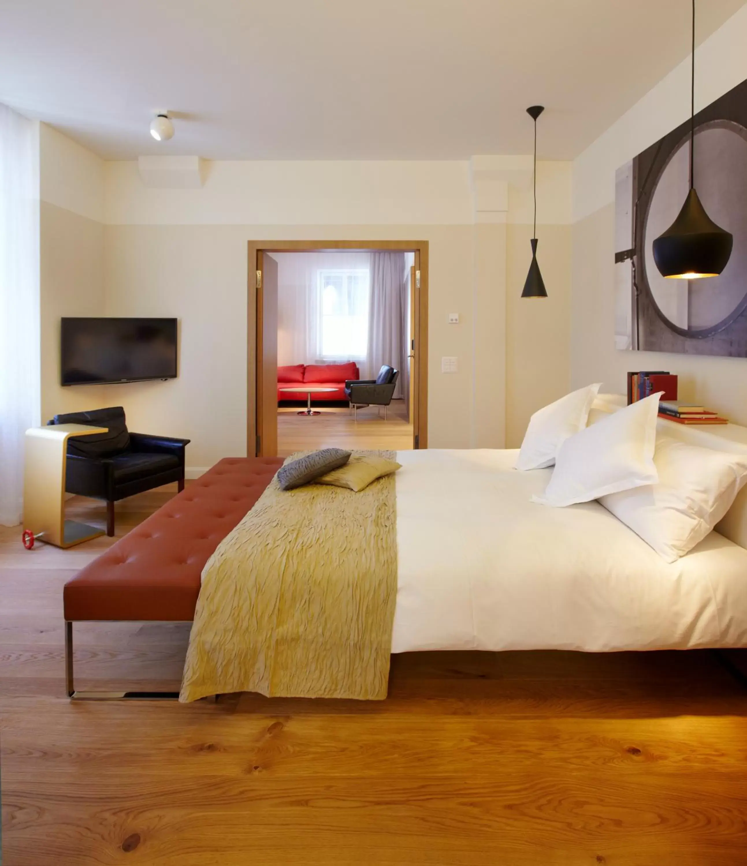 Bed in B2 Hotel Zürich