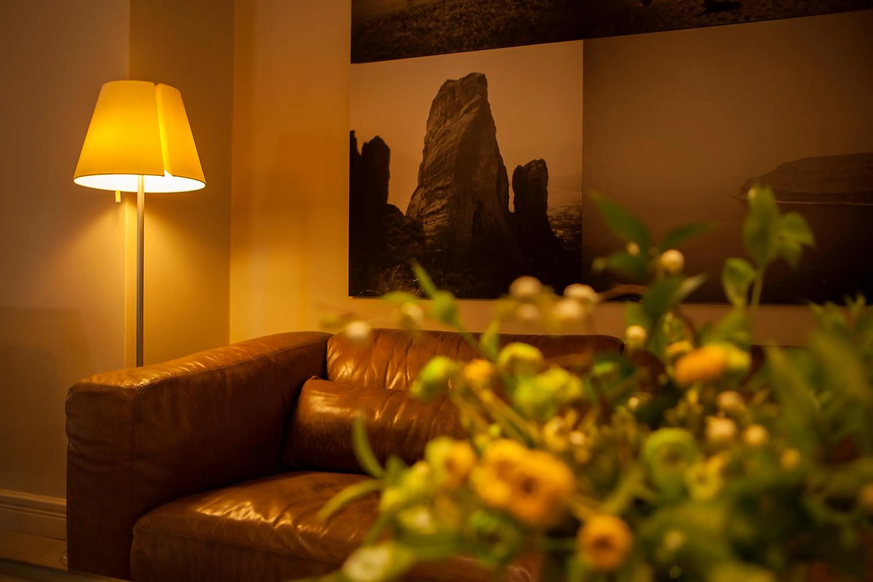 Seating area in Philippos Hotel