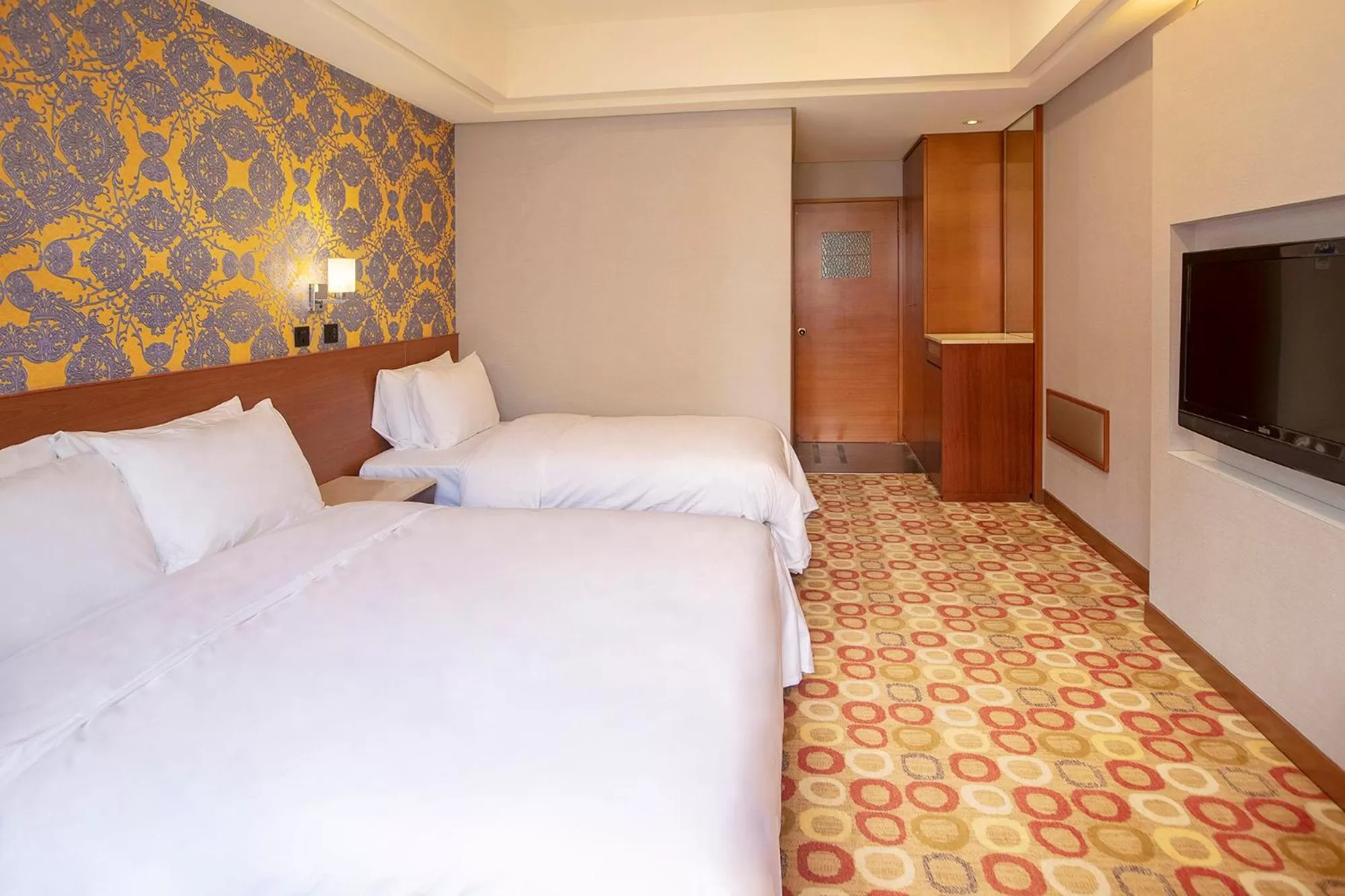 Bed in Hej Taipei Arena Hotel