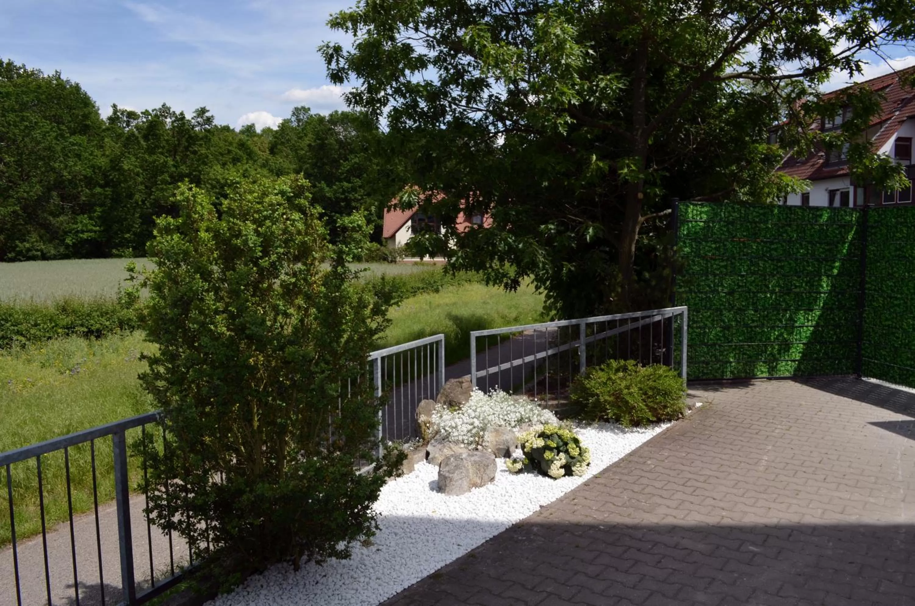 Patio in Eco Smart Apartments Nürnberg Süd