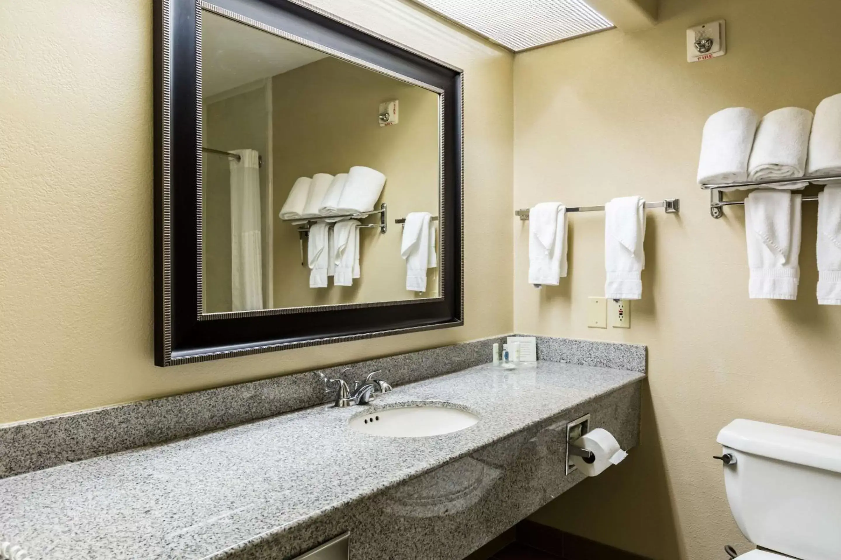 Bathroom in Comfort Suites Westchase Houston Energy Corridor