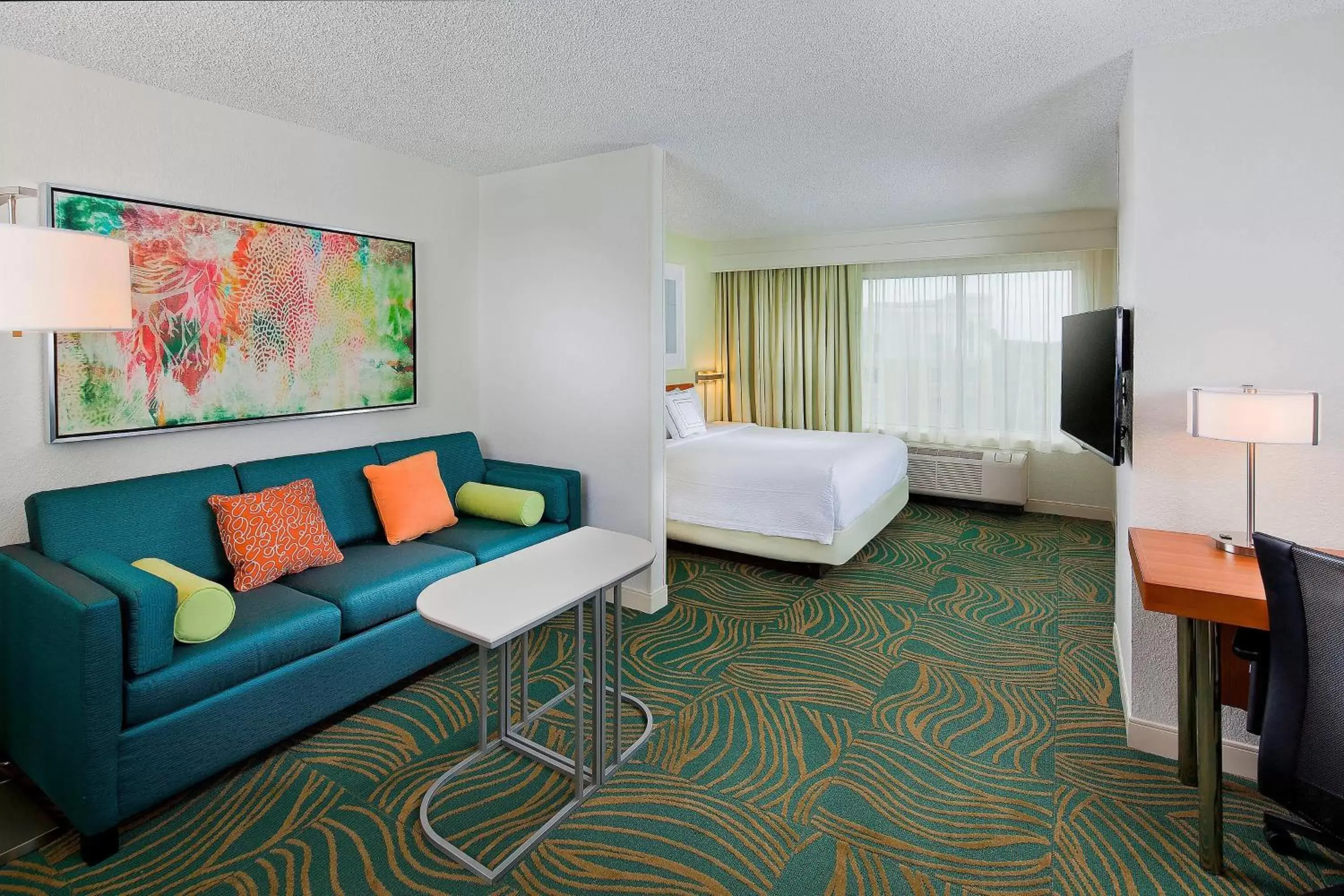 Photo of the whole room, Seating Area in SpringHill Suites by Marriott Orlando Lake Buena Vista in Marriott Village