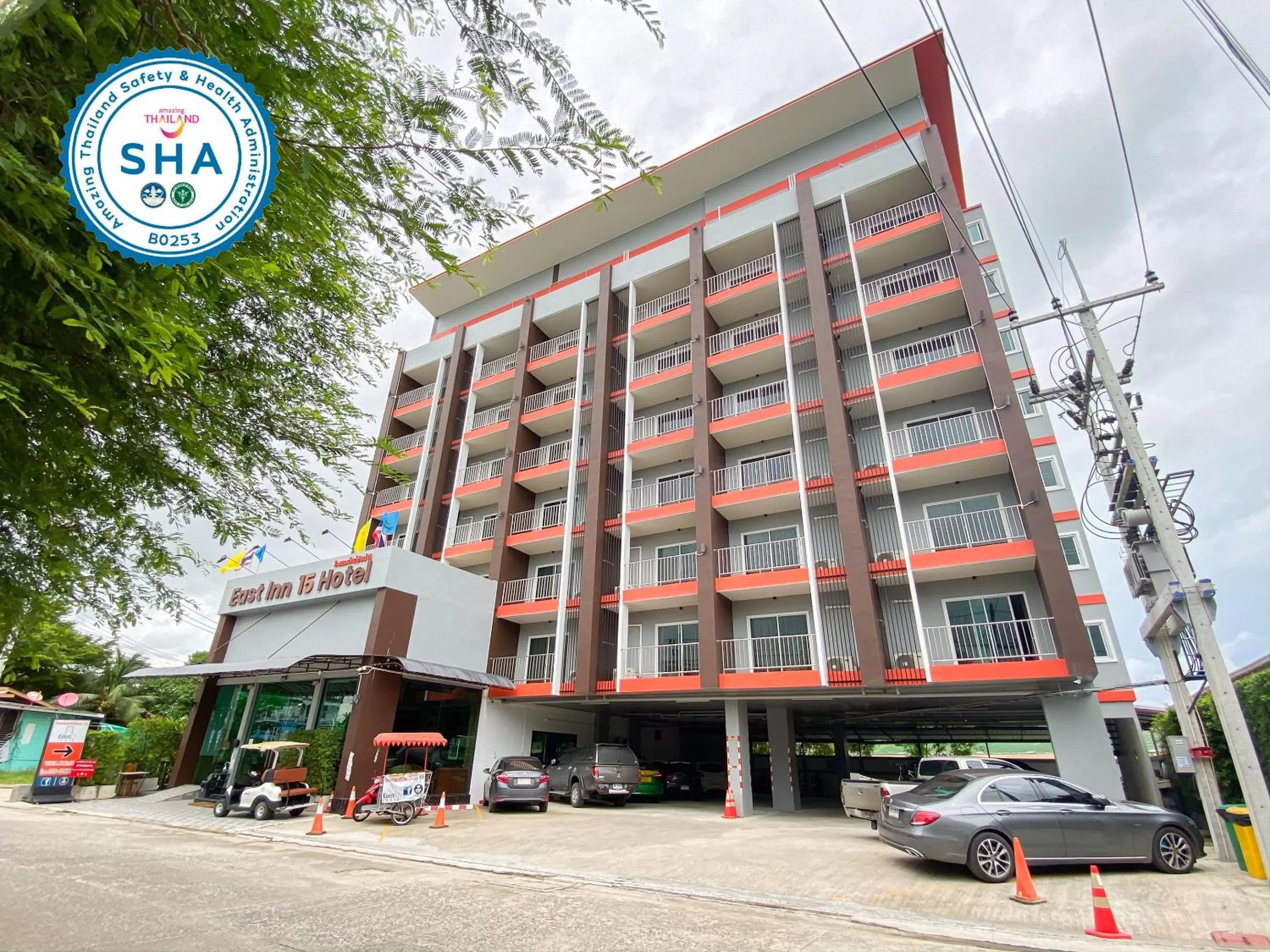 Property building in East Inn 15 Rayong - SHA Certified