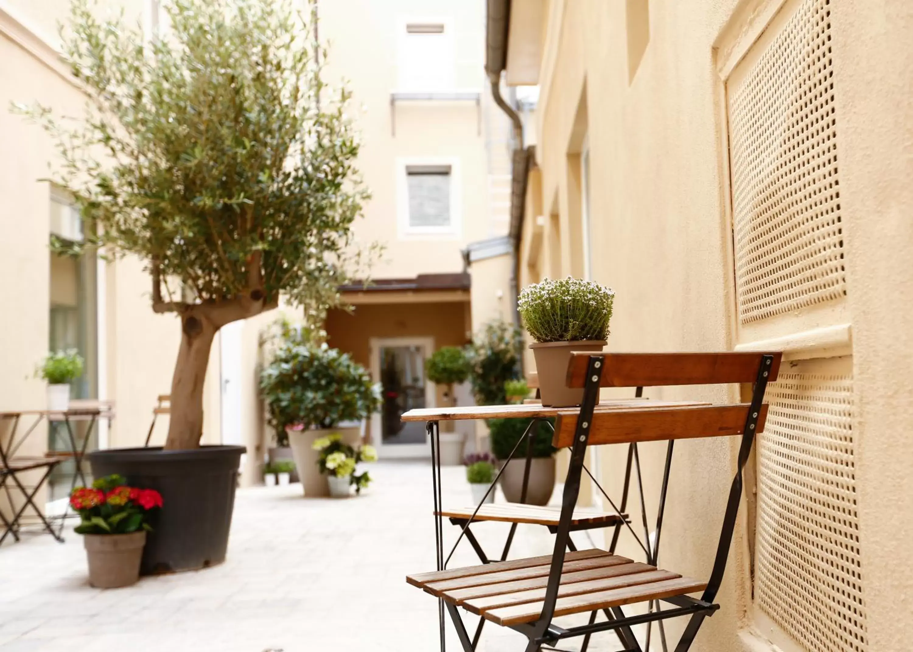 Patio in Hotel am Peterstor