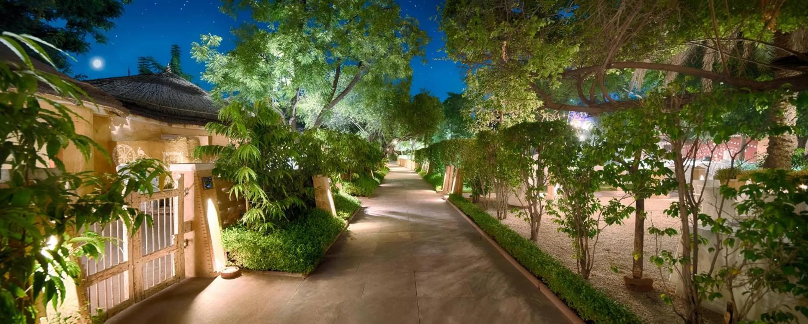 Garden in Ajit Bhawan - A Palace Resort