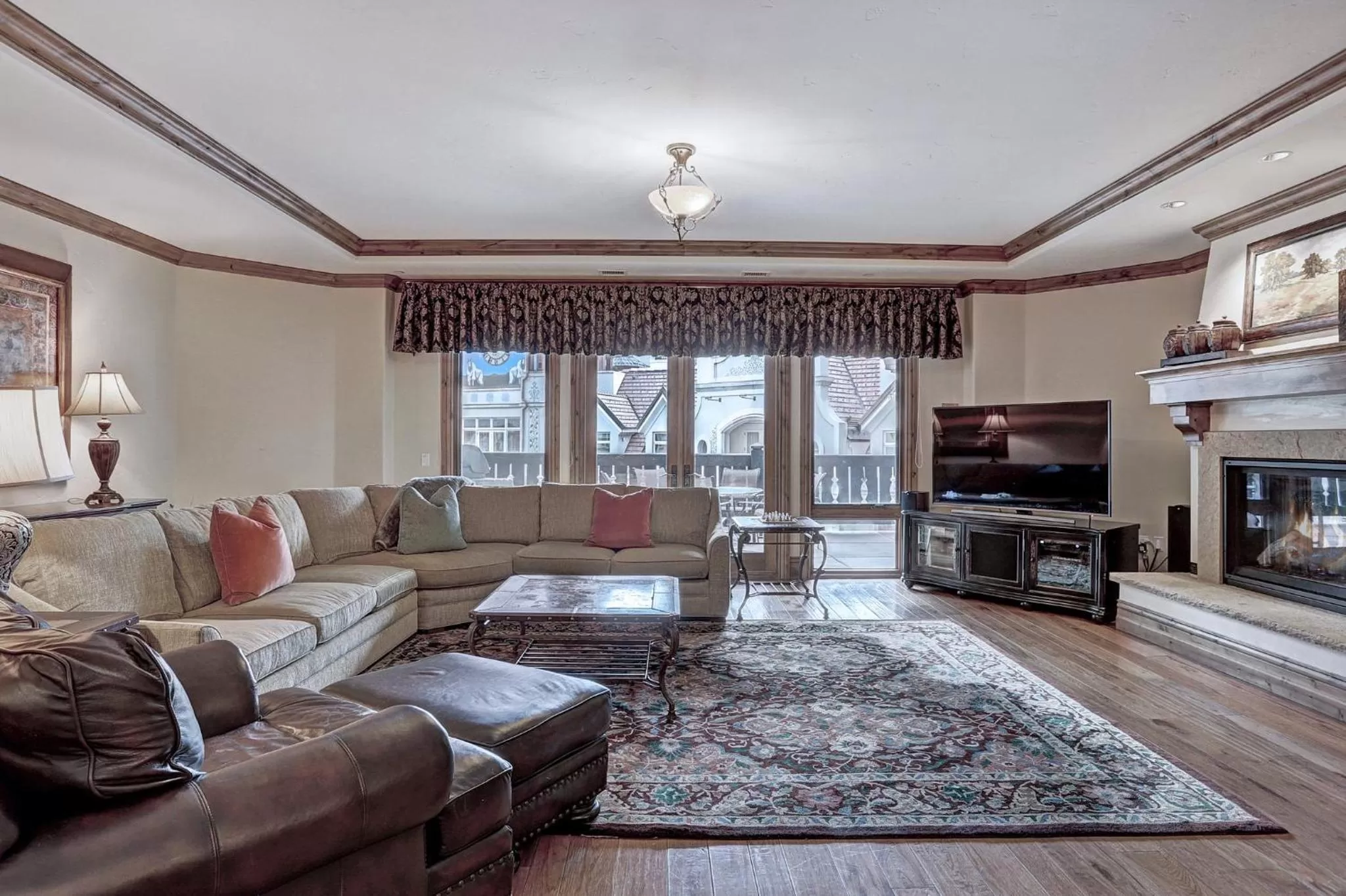 Living room in The Arrabelle at Vail Square, a RockResort