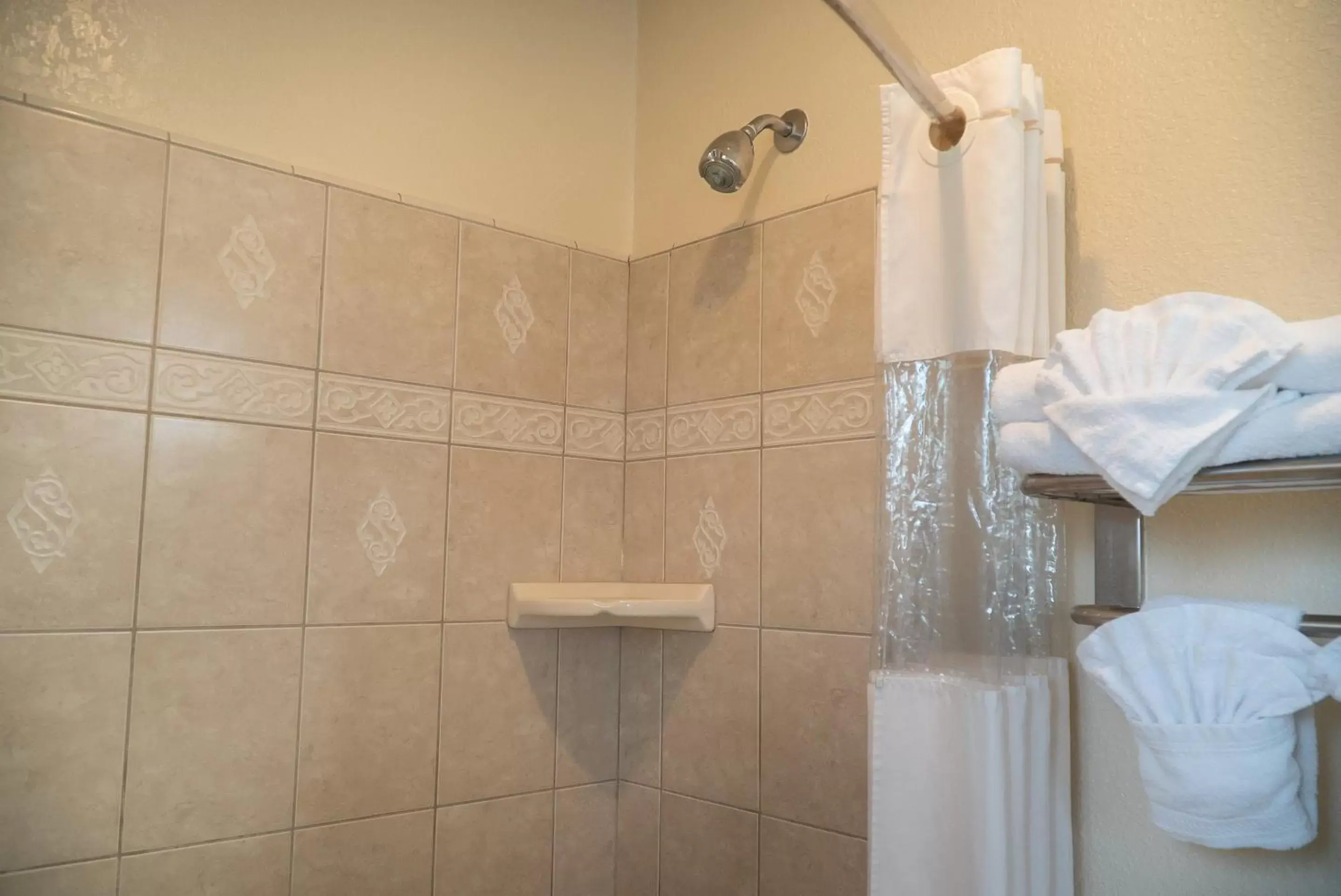 Shower, Bathroom in Sea Breeze Inn - San Simeon
