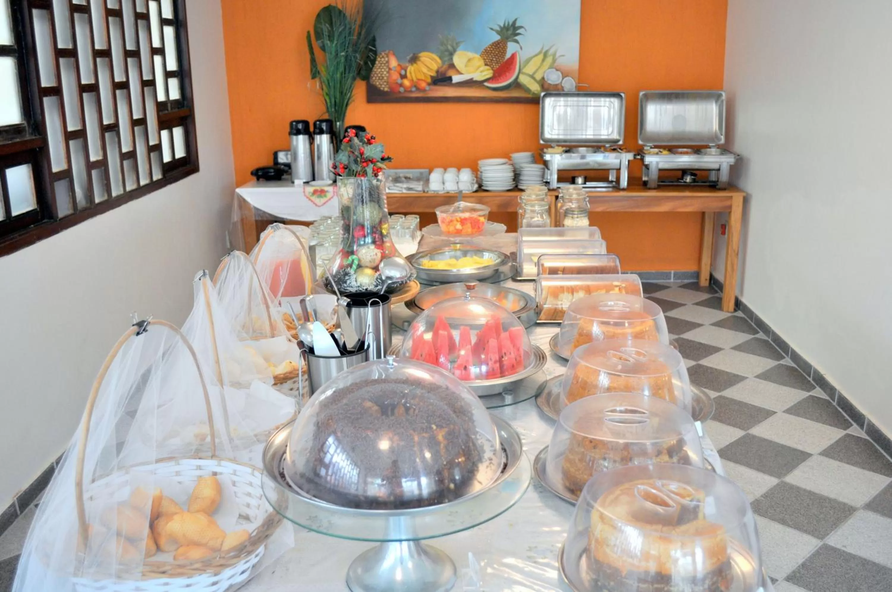 Buffet breakfast in Hotel Enseada de Ponta Negra