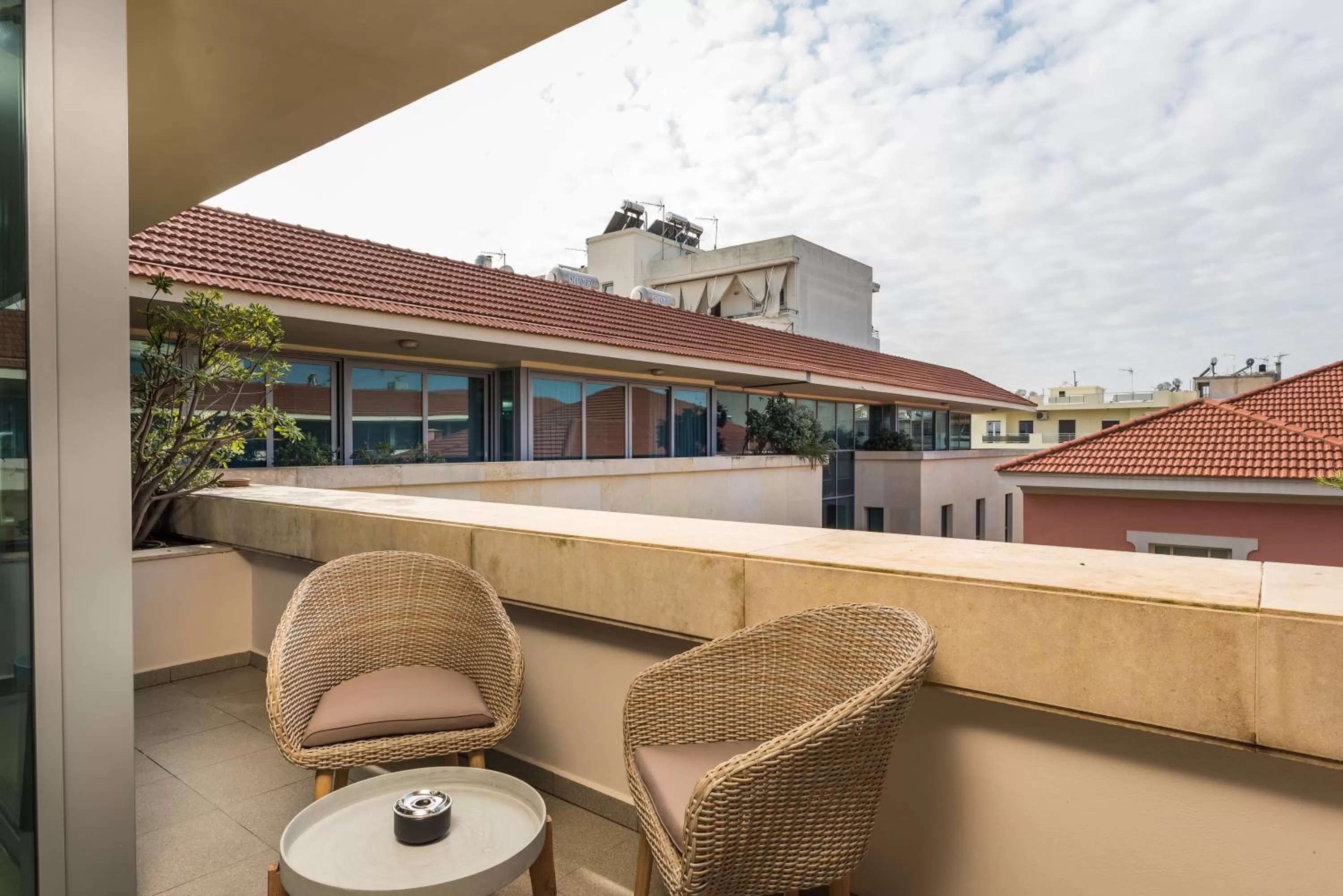 Balcony/Terrace in Trianon Luxury Apartments & Suites