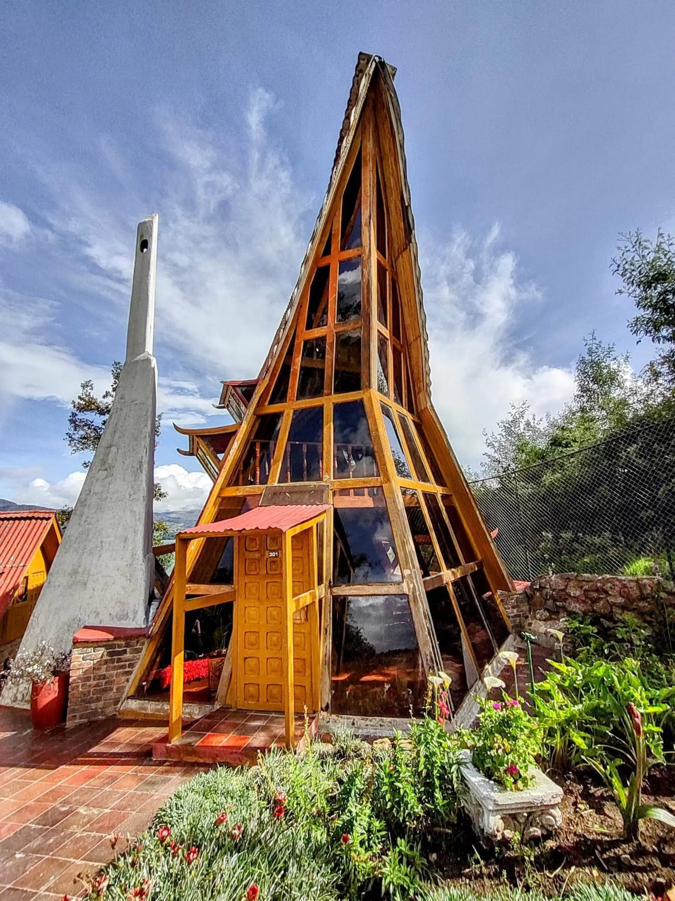 Property building in Refugio Génesis habitaciones Lago de Tota