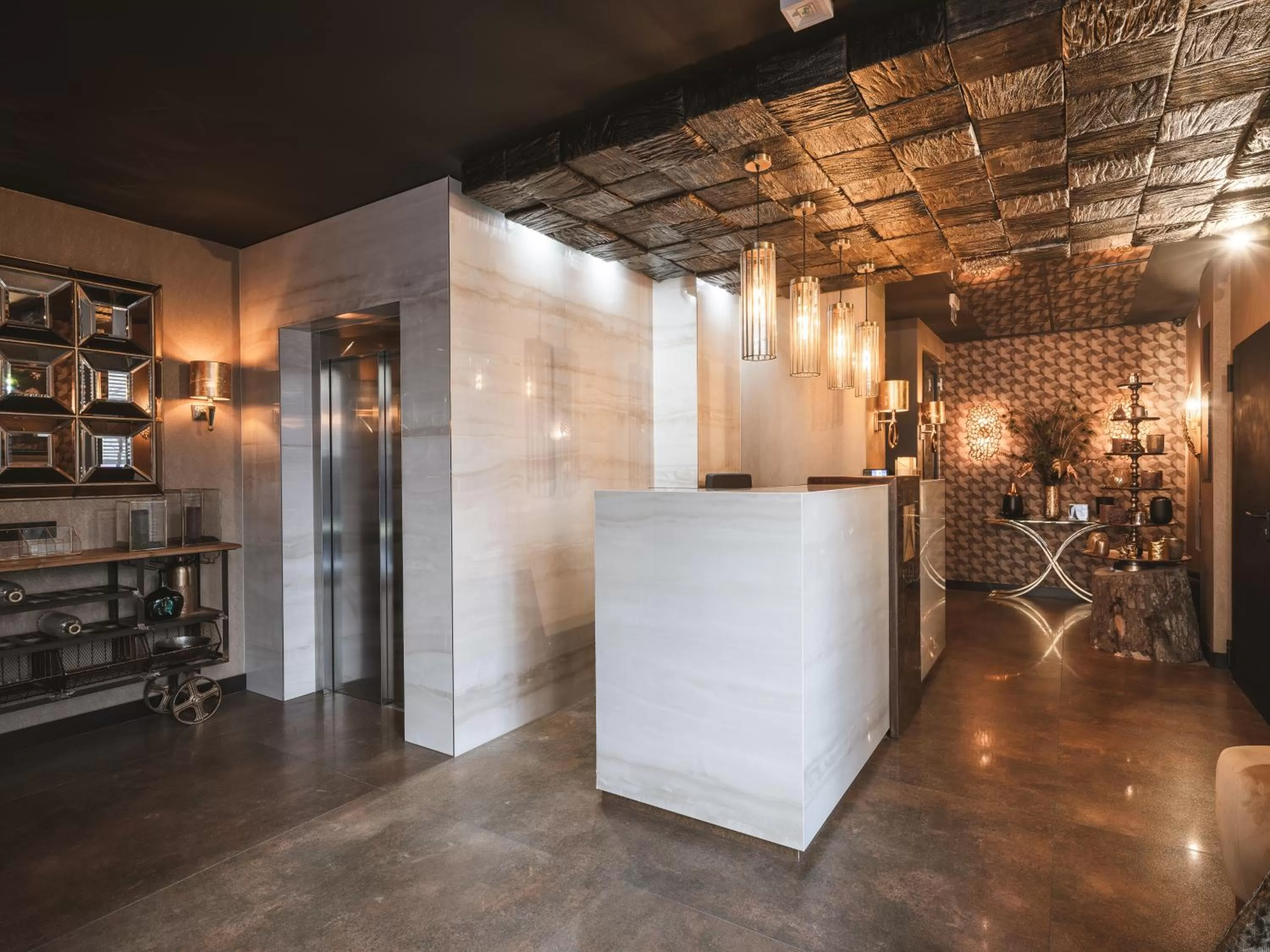 Lobby or reception in Art Suites Luxury Hotel