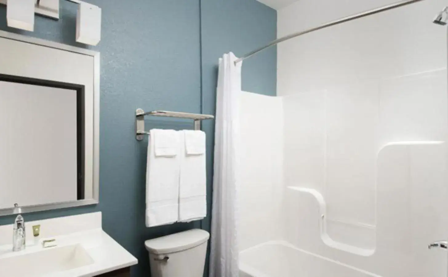 Bathroom in WoodSpring Suites Phoenix-Deer Valley