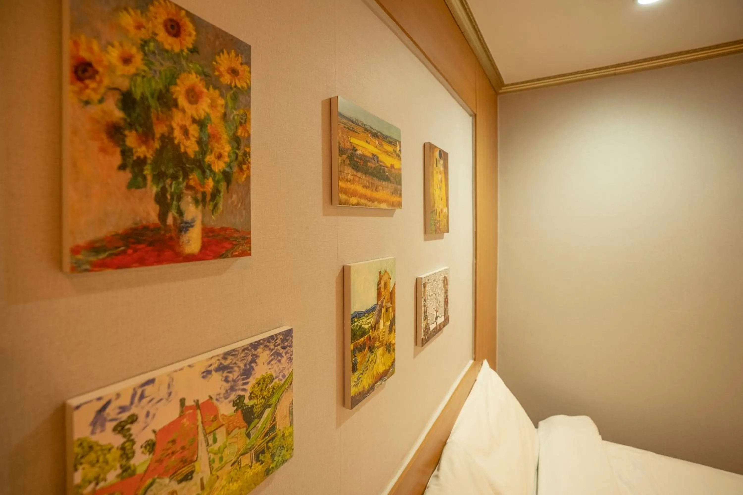 Bed in Jeju Stay Hotel