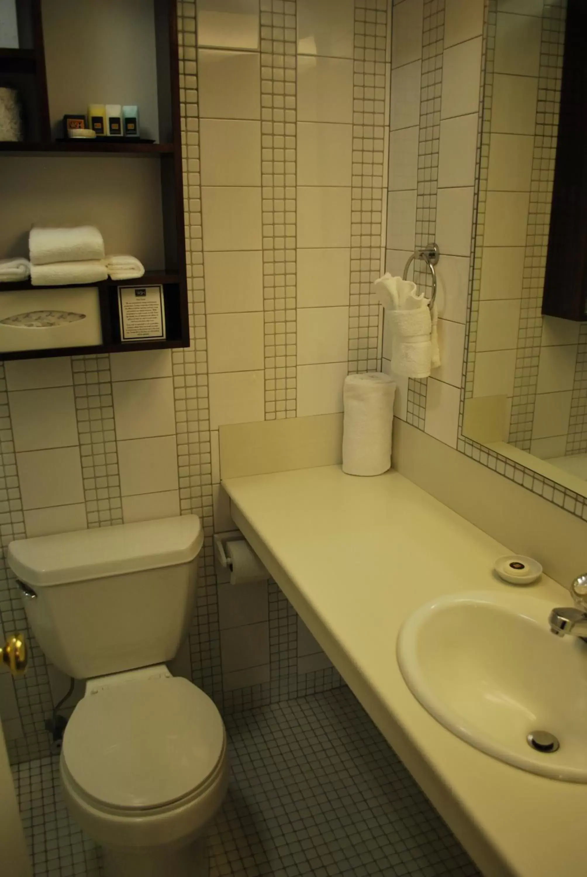 Bathroom in Washington Square Hotel Bathroom in Washington Square Hotel