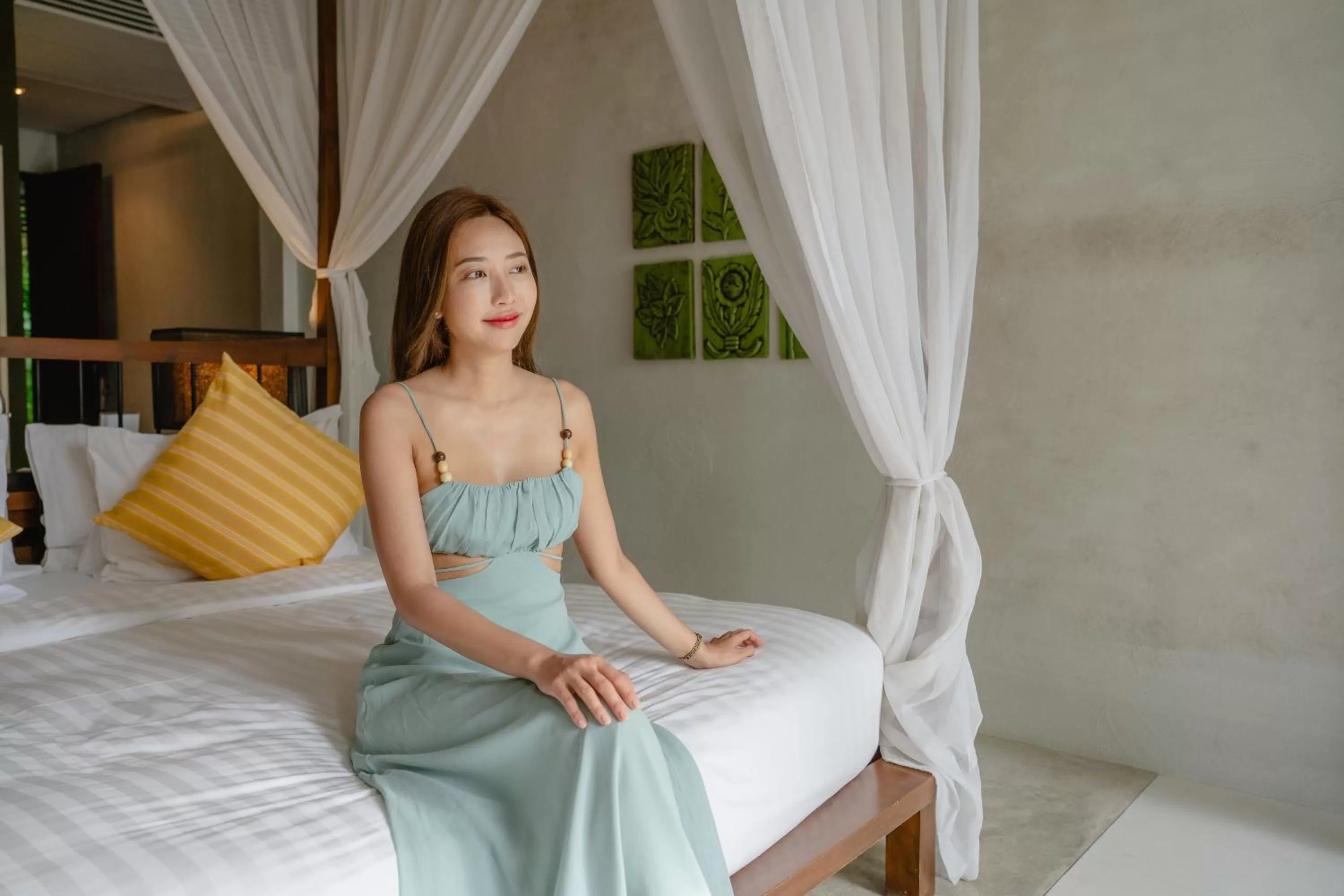 Bed in Pattara Resort & Spa