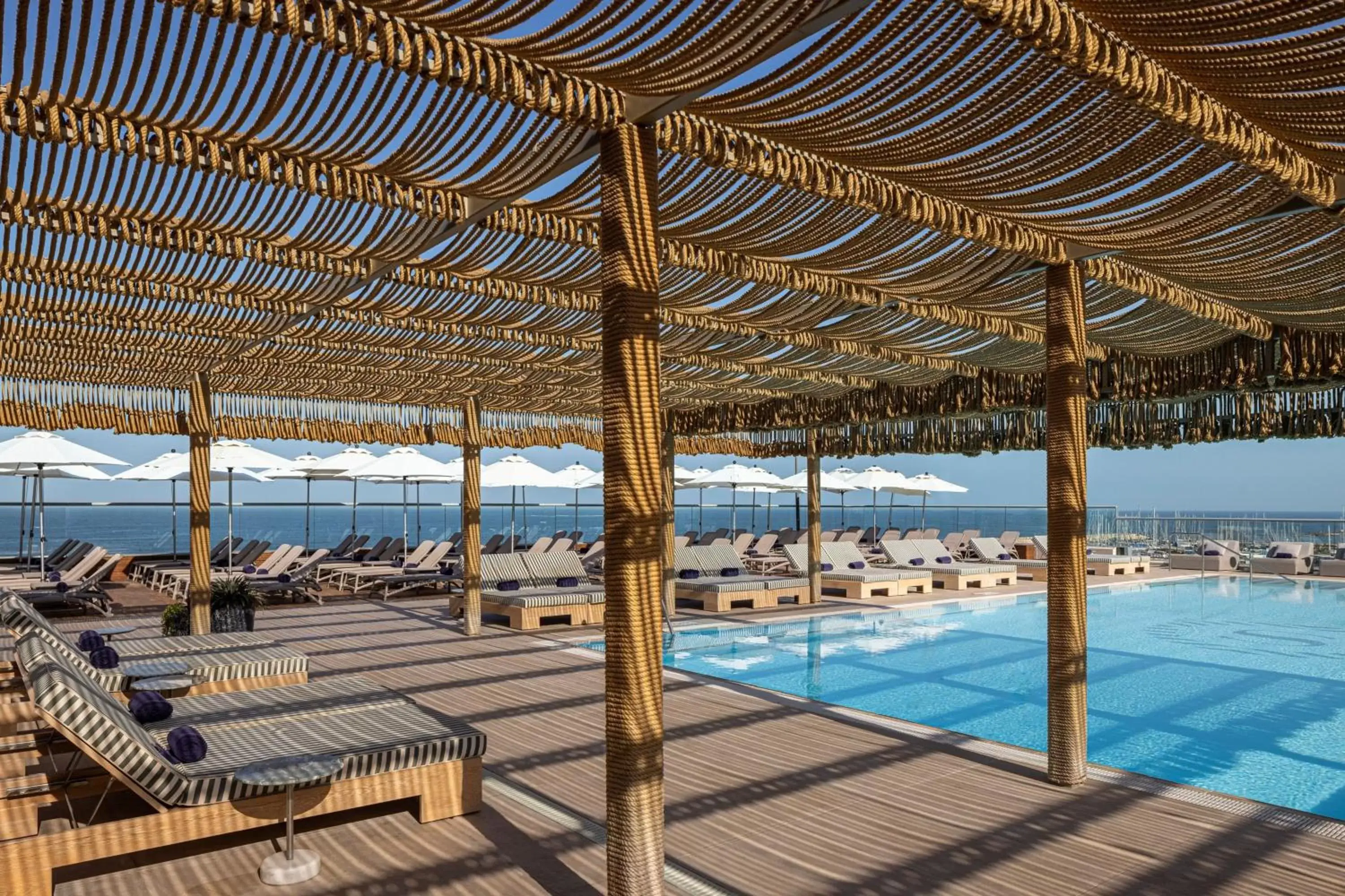 Swimming pool, Pool View in Sheraton Grand Tel Aviv