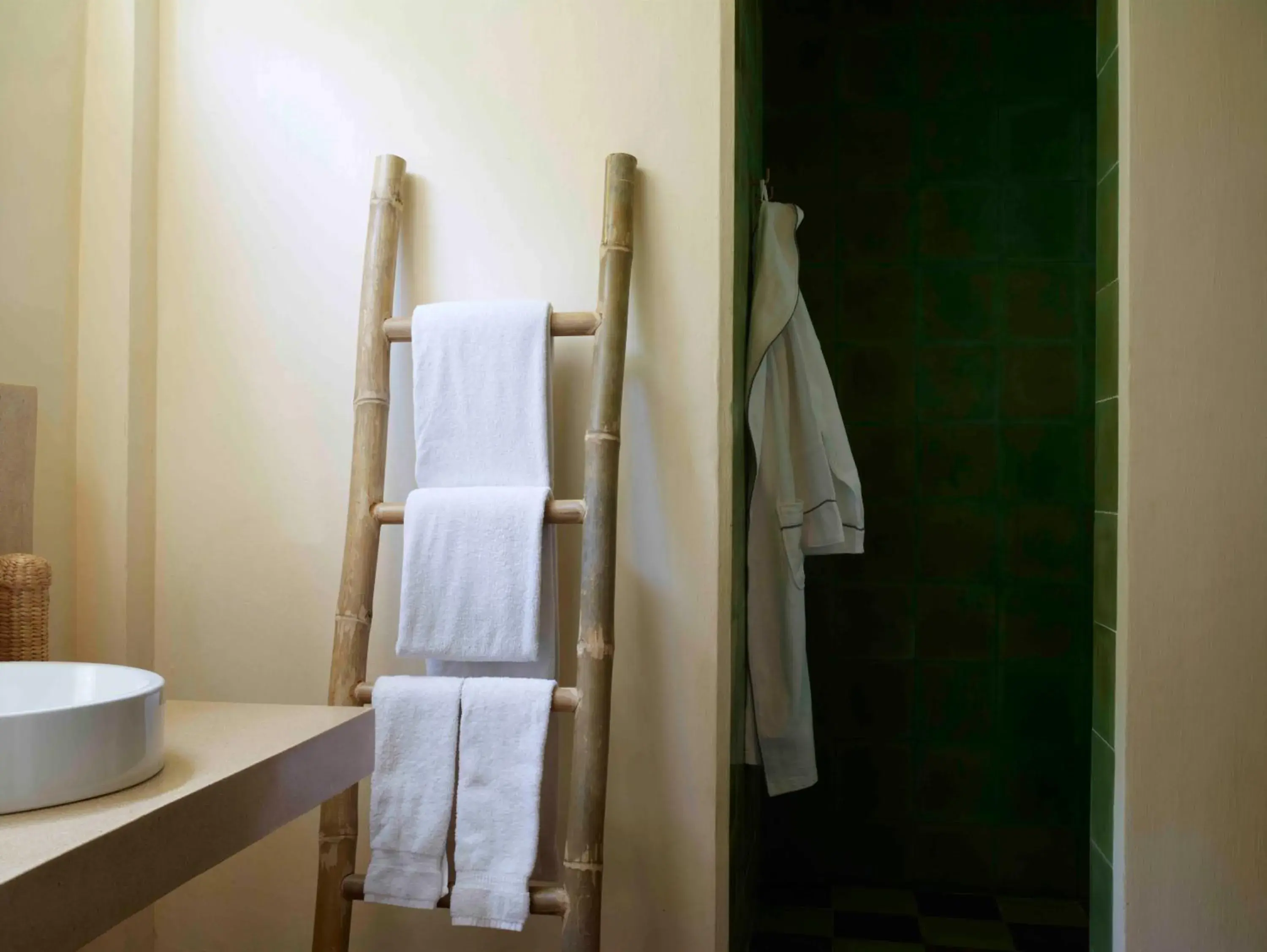 Bathroom in Knai Bang Chatt Resort Bathroom in Knai Bang Chatt Resort