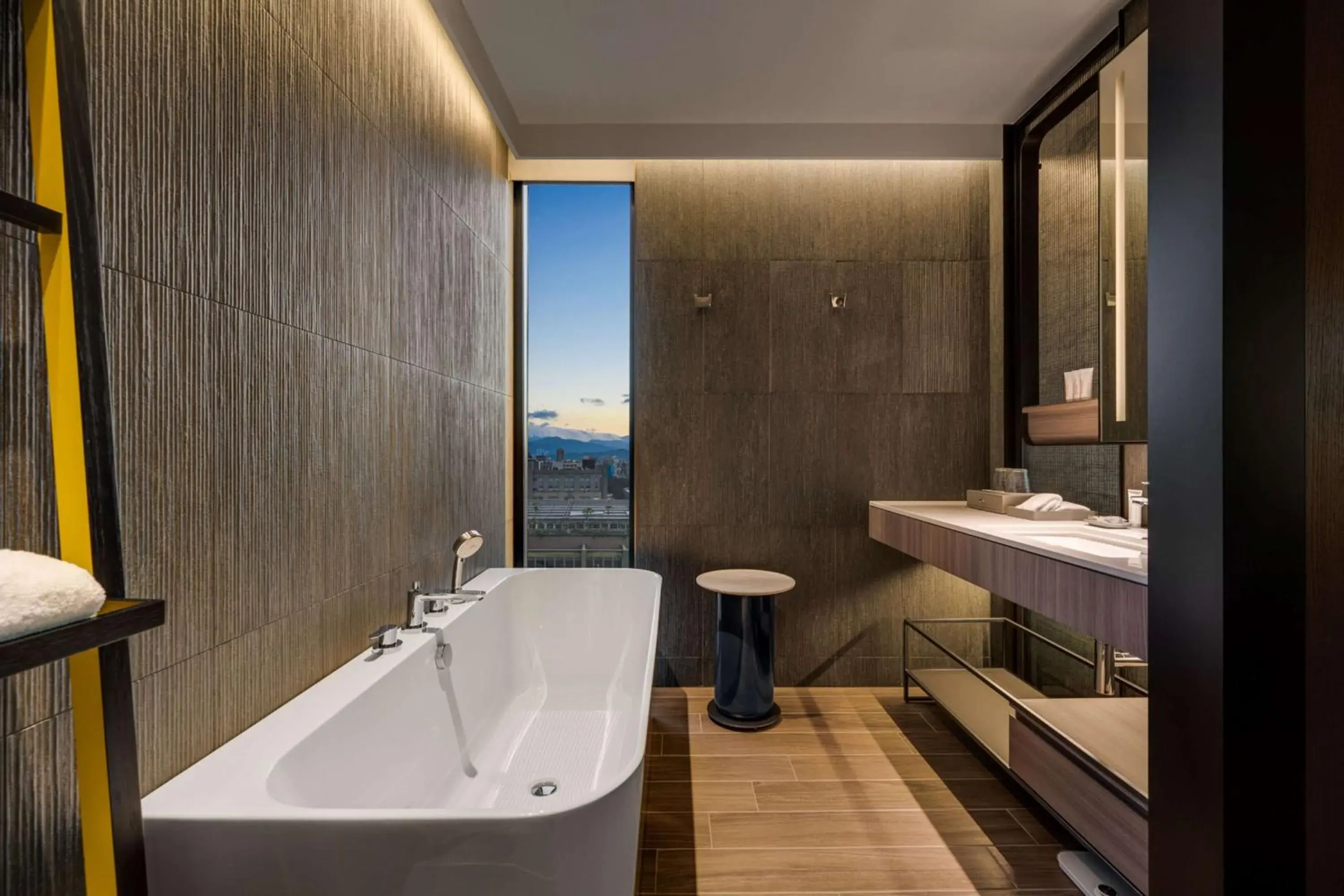 Bathroom in Hotel Resonance Taipei, Tapestry Collection by Hilton