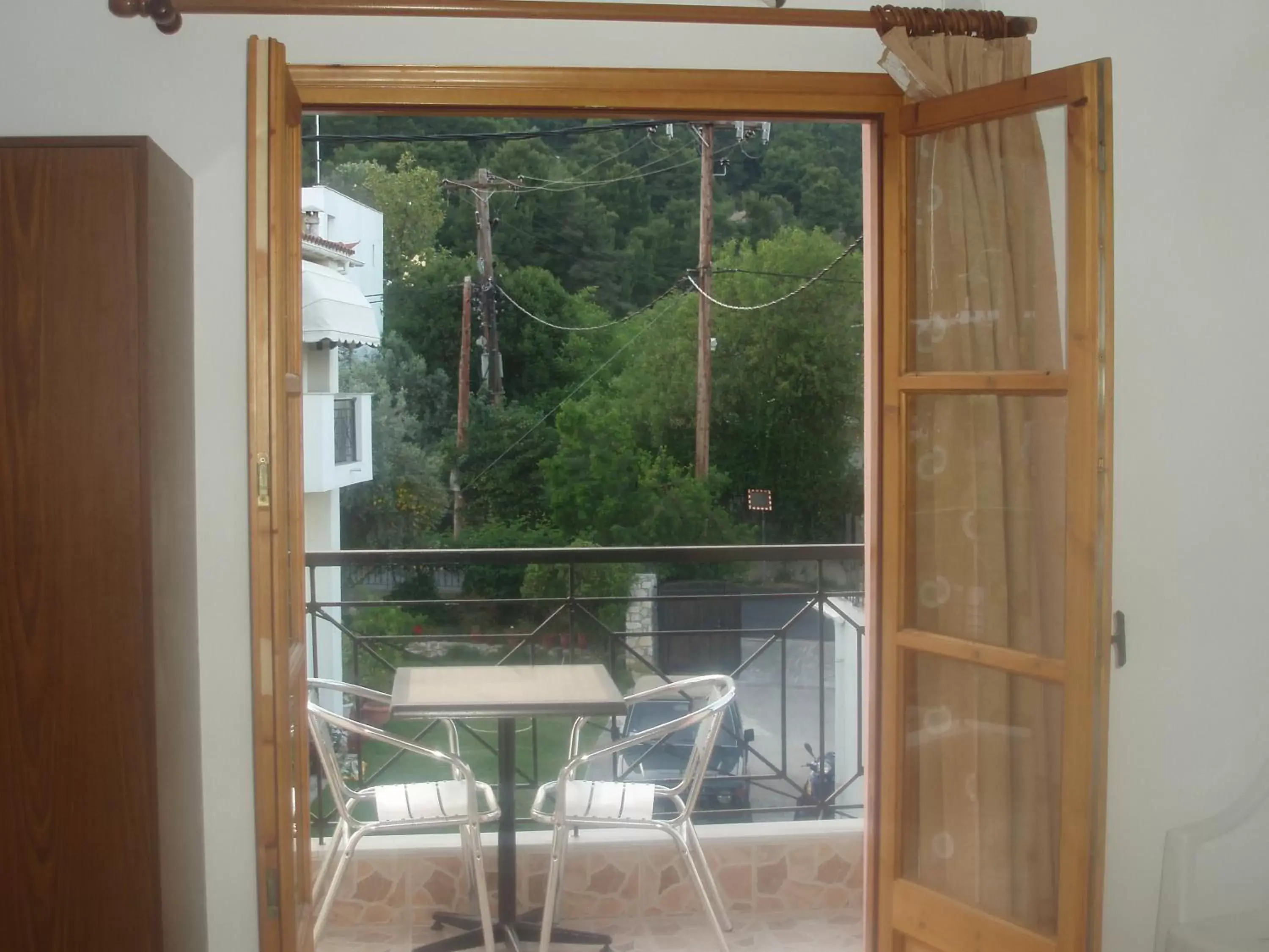 View (from property/room), Balcony/Terrace in skiathos studios HL