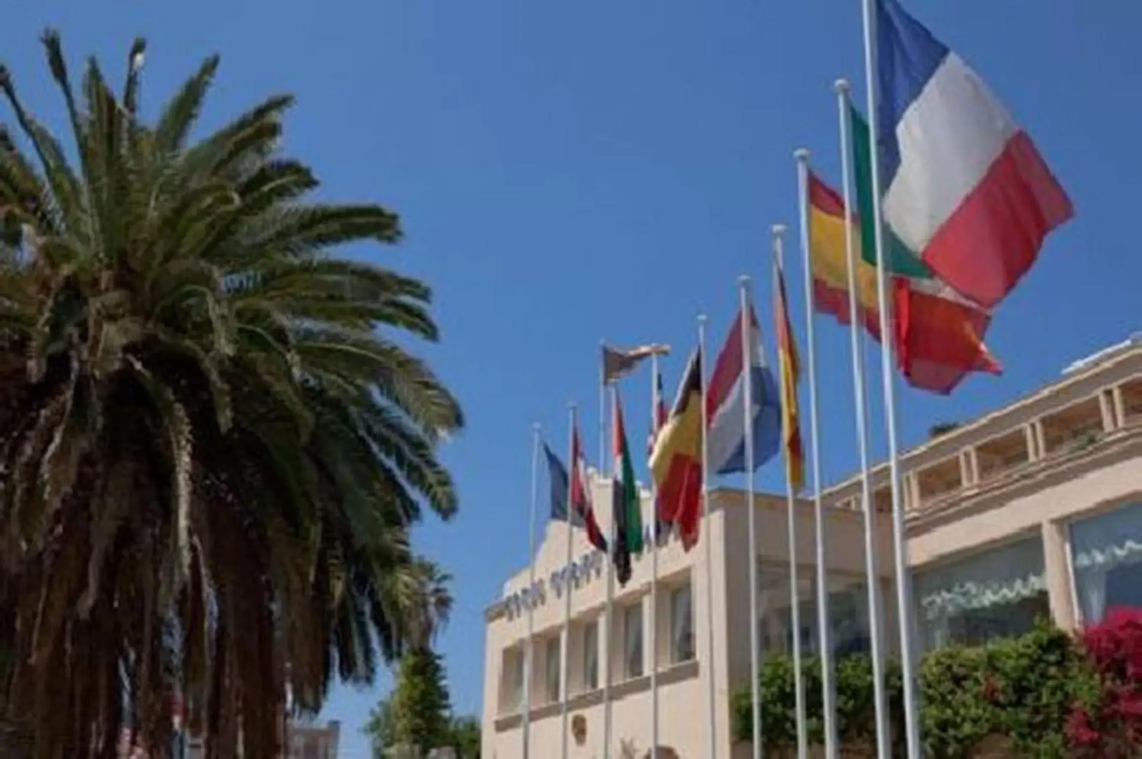 Facade/entrance, Property Building in Corfu Palace Hotel