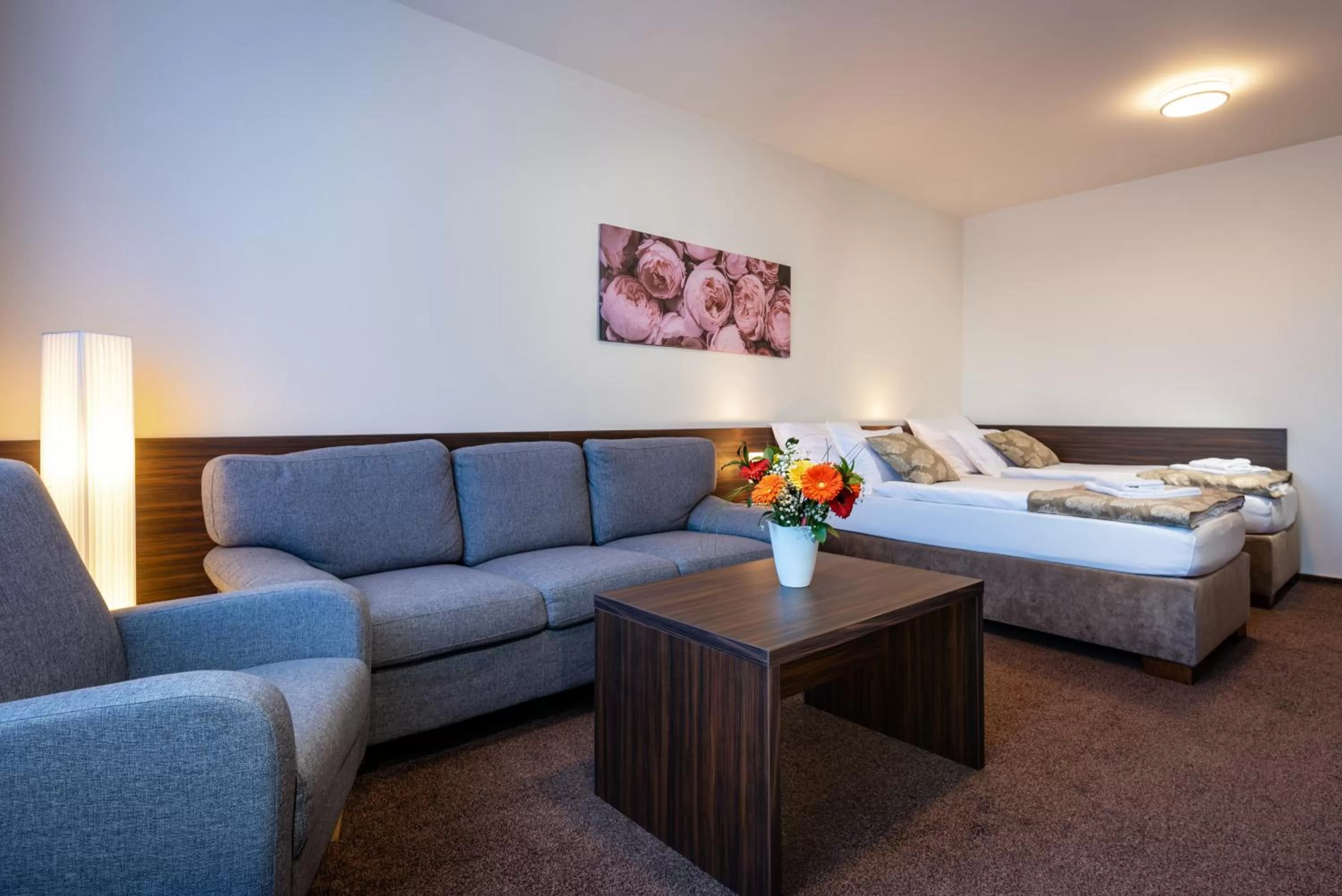 Family Room A with balcony in Hotel SATEL