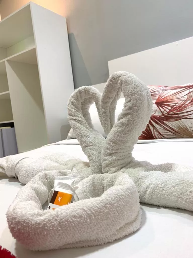 Bed in Pousada Verdes Mares