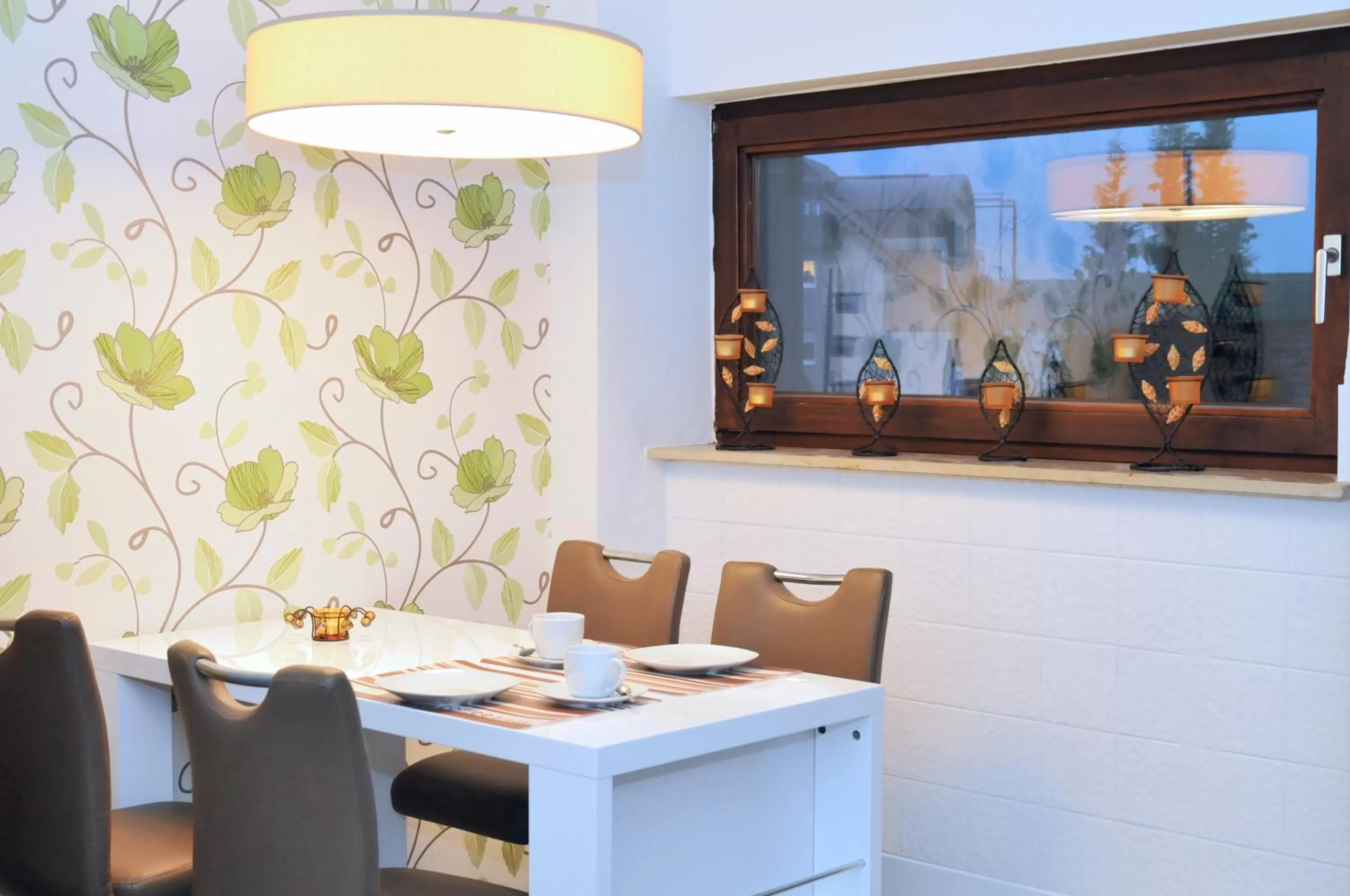 Communal kitchen in Gästehaus beim Prinz