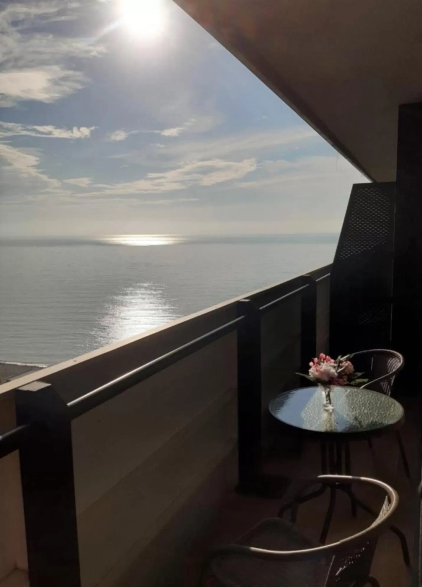 Balcony/Terrace in Aparthotel Orbi City Batumi