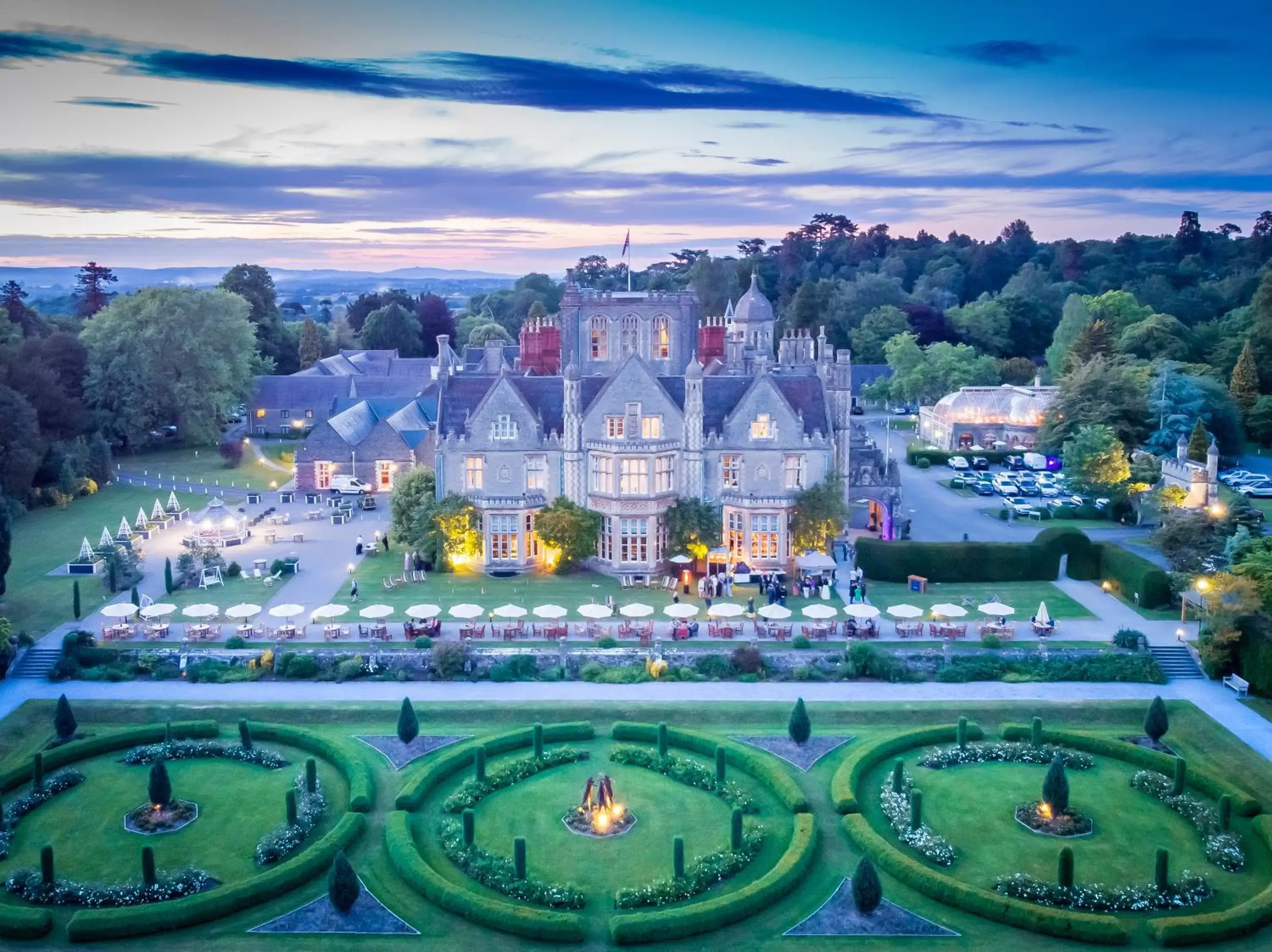 Bird's eye view in De Vere Tortworth Court Bird's eye view in De Vere Tortworth Court