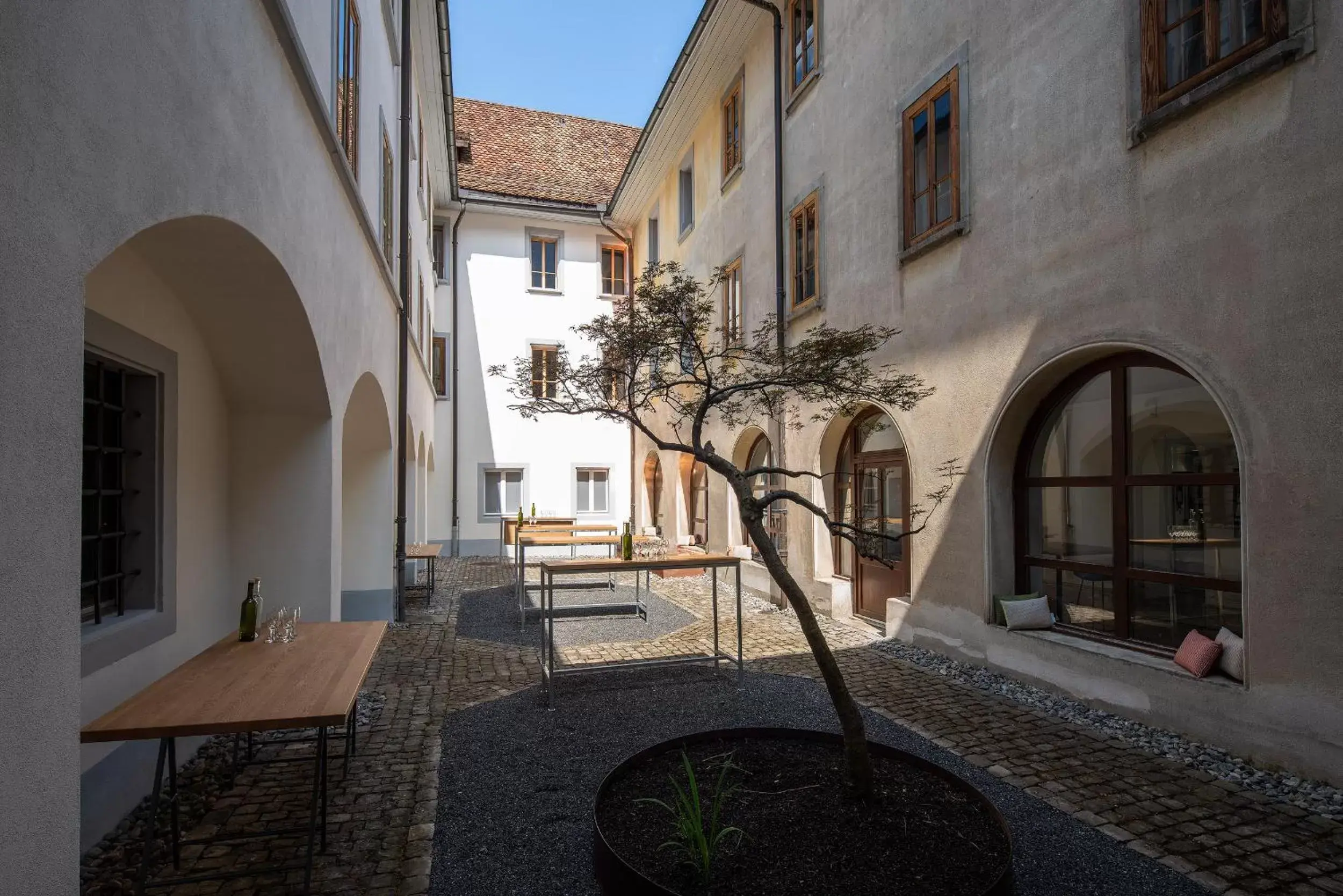 Patio, Property Building in Culinarium Alpinum