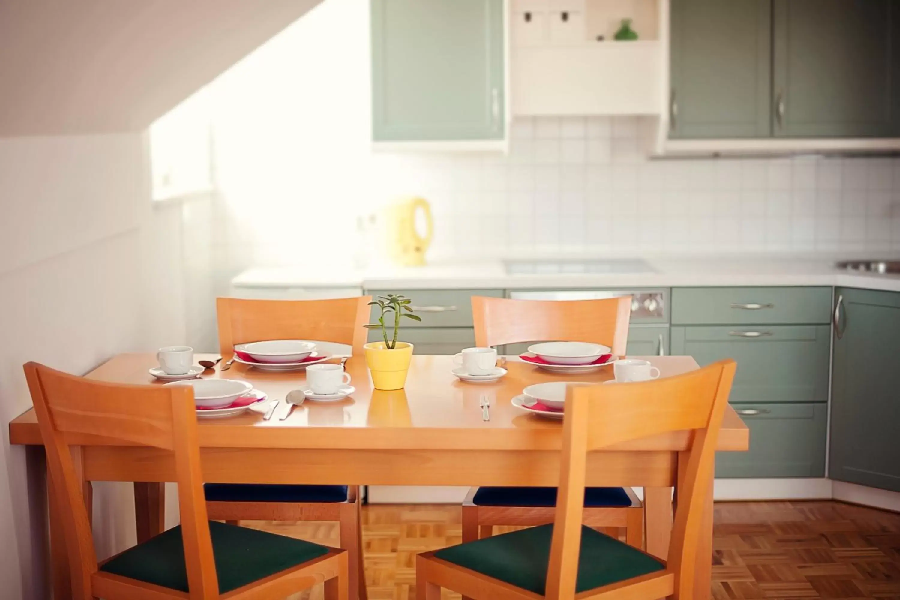 Kitchen or kitchenette, Dining Area in Hotel Bajt Maribor