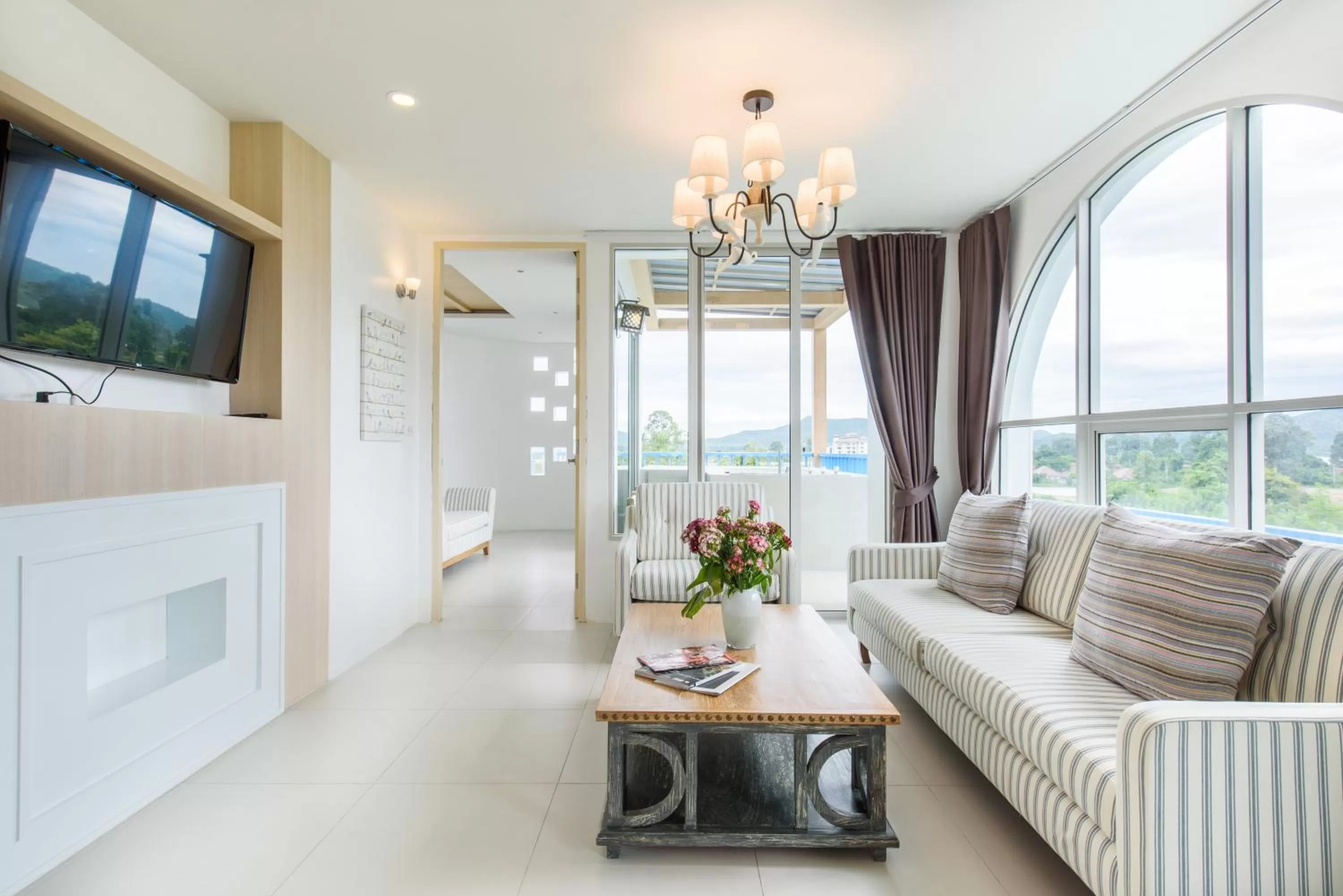 Living room in Costa Village Bangsaray