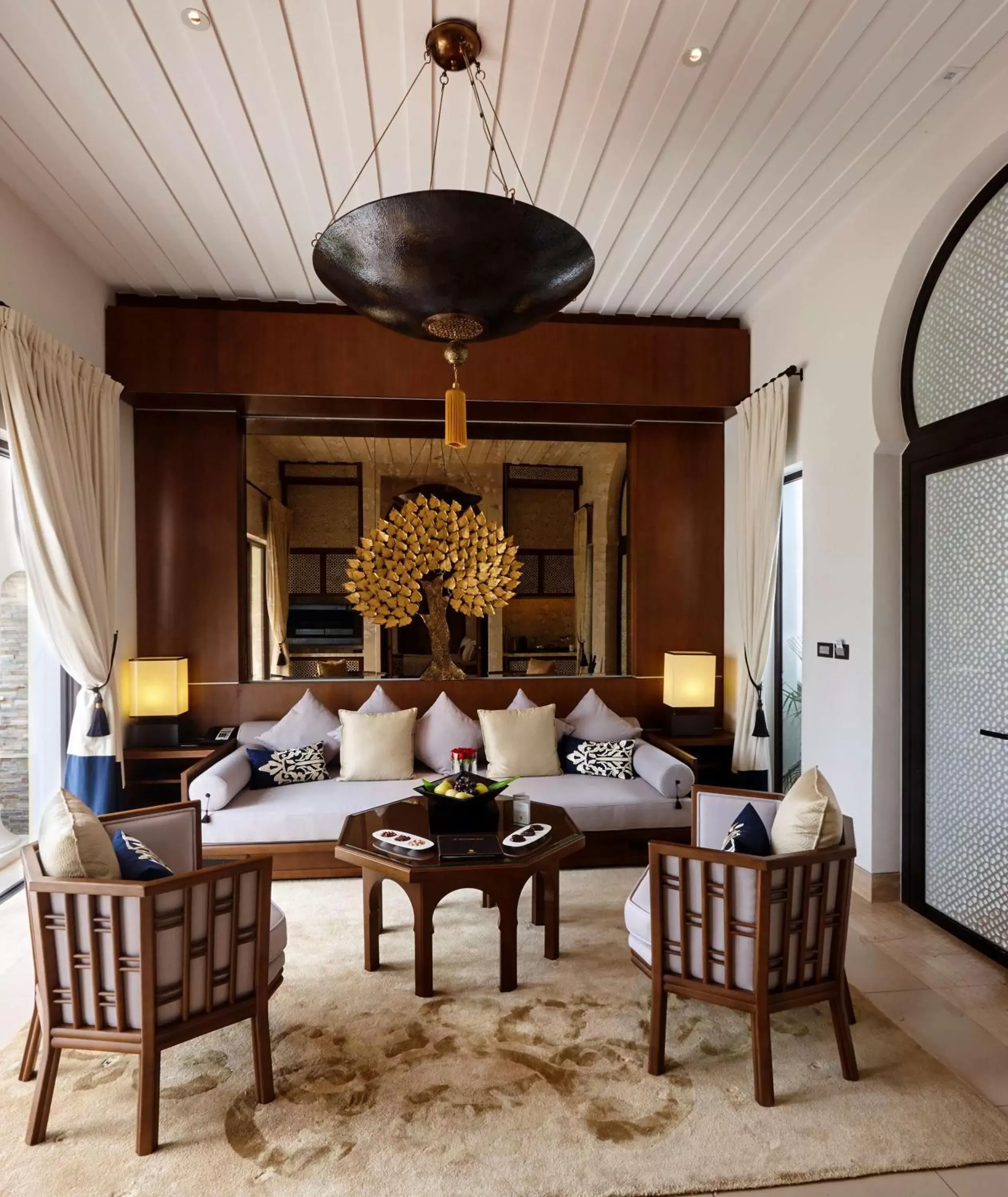 Living room, Seating Area in Banyan Tree Tamouda Bay