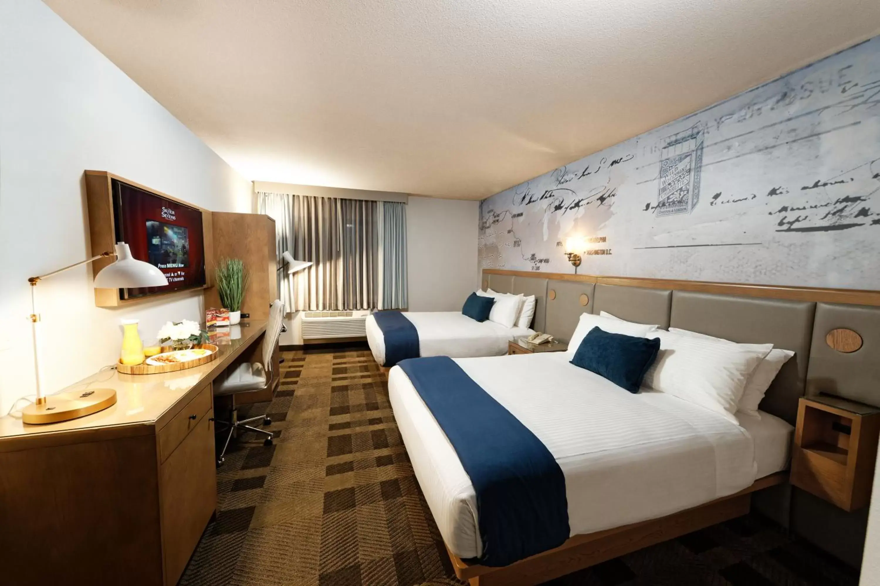 Bed in Silver Sevens Hotel & Casino