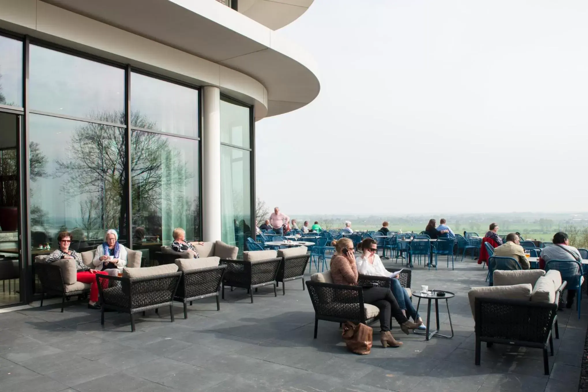 Balcony/Terrace, Restaurant/Places to Eat in Fletcher Hotel-Restaurant de Wageningsche Berg