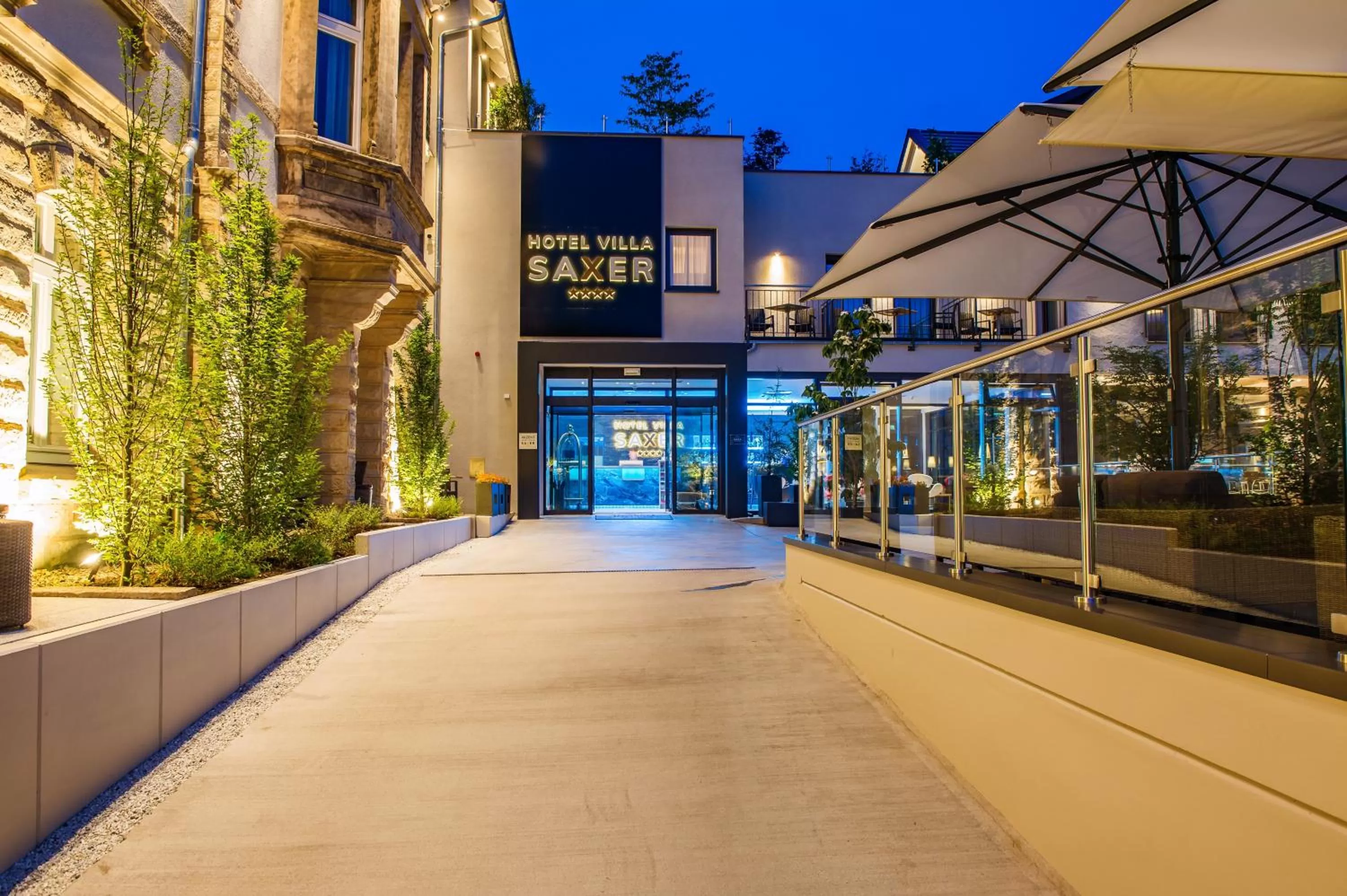 Property building in AKZENT Hotel Villa Saxer